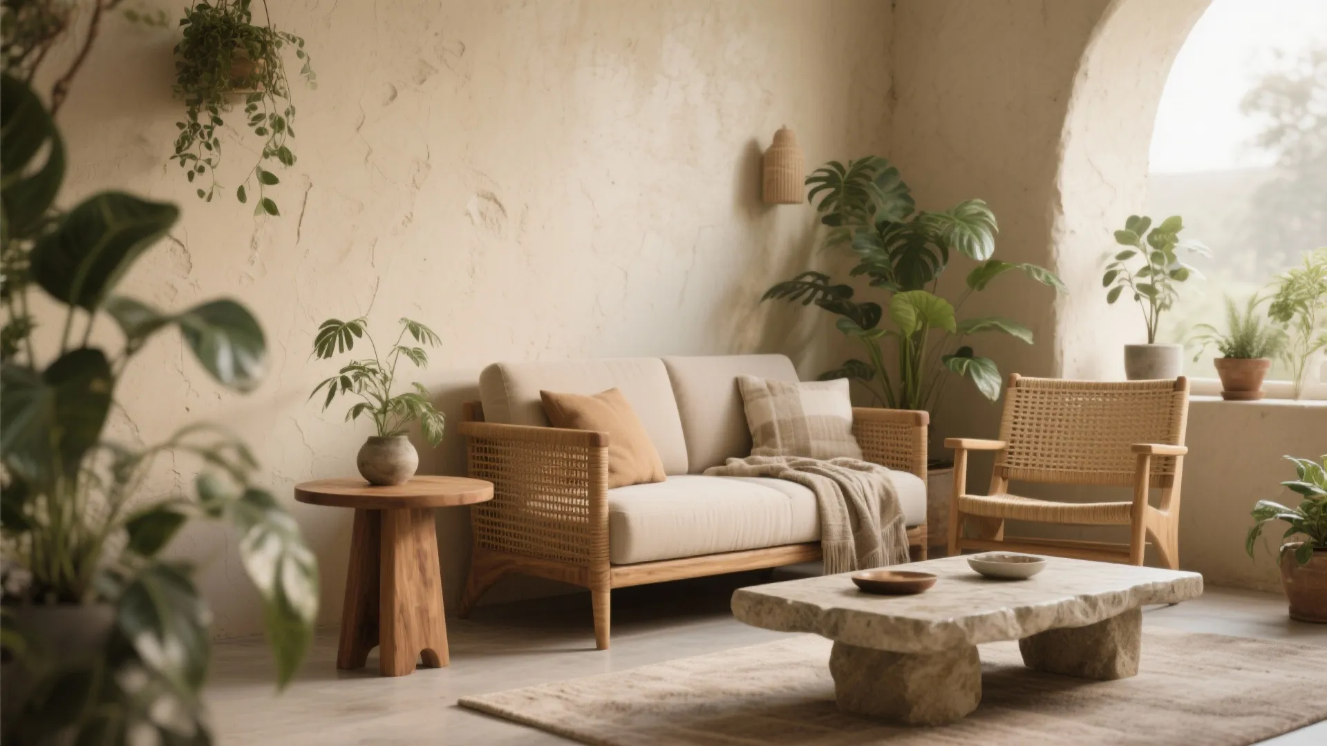 4. Beige and Natural Materials