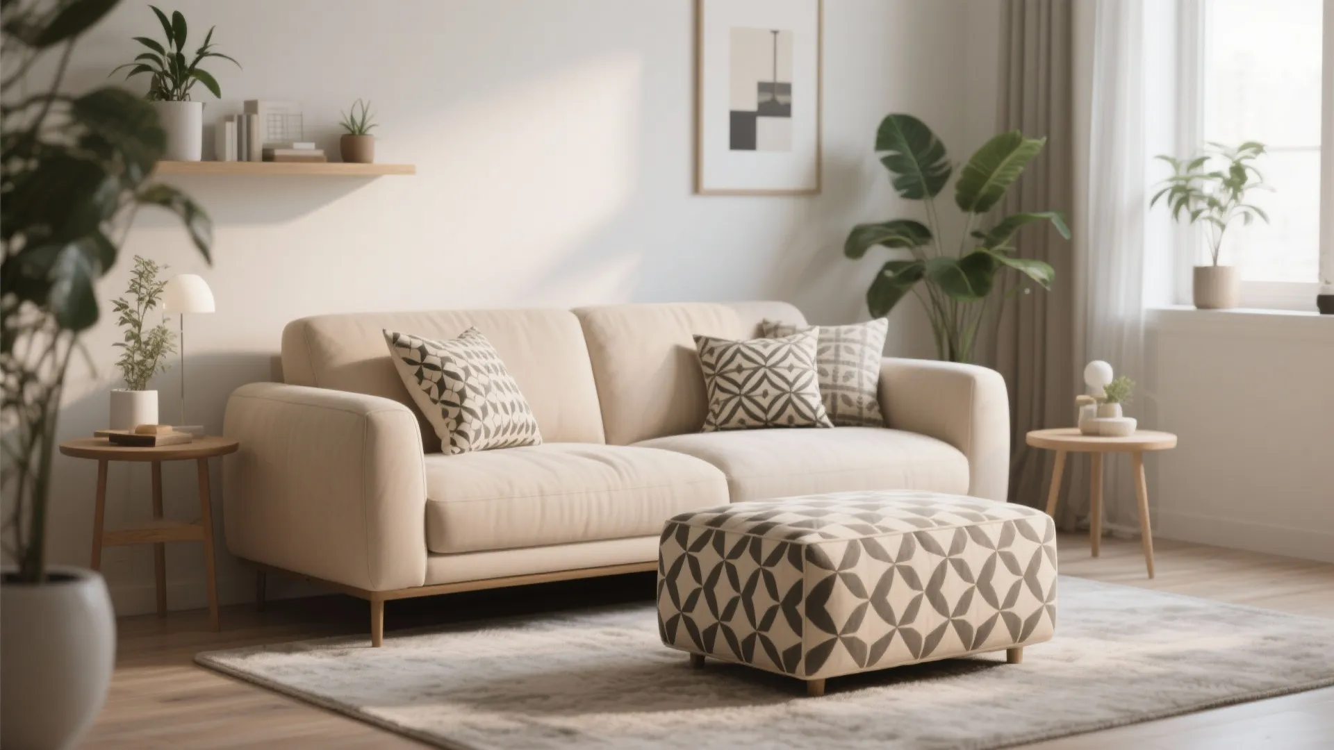 3. Pop of Pattern via Small Pieces