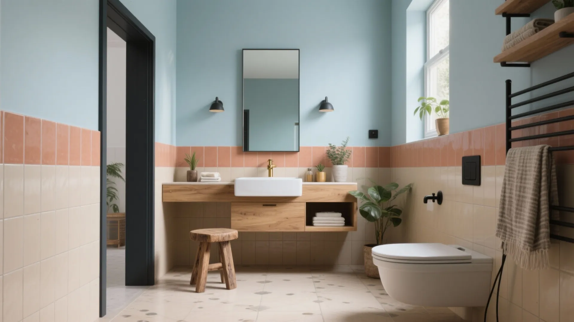 Bathroom Color Ideas with Beige Tiles — 5 Ways: Practical, small-space friendly color schemes to pair with beige tiles