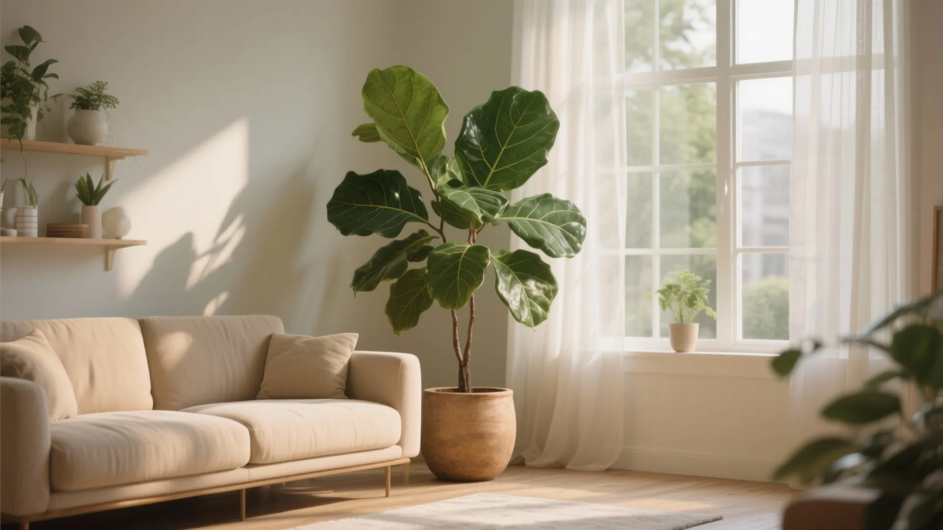 6. Add a Pop of Greenery