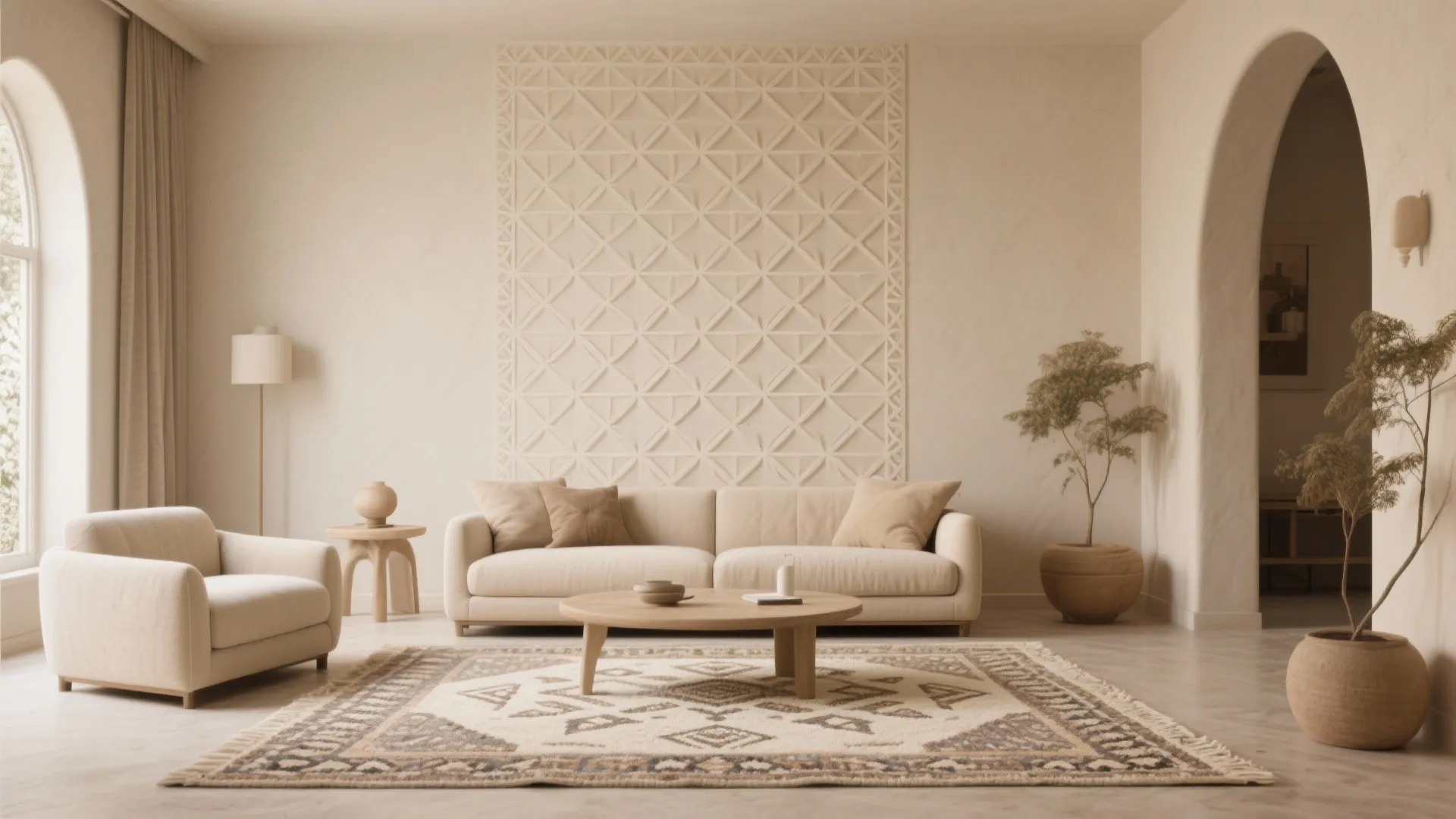 10. Beige with Subtle Patterns