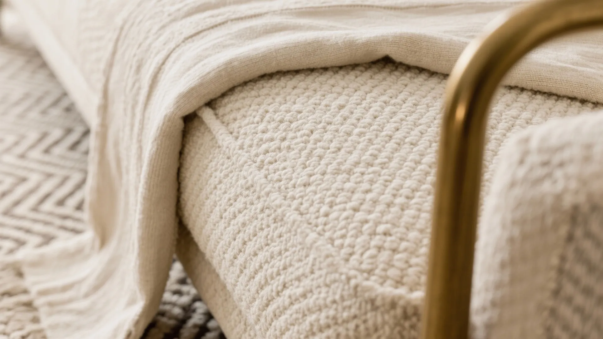 4) Texture First: Bouclé, Linen, Herringbone, and Subtle Pattern