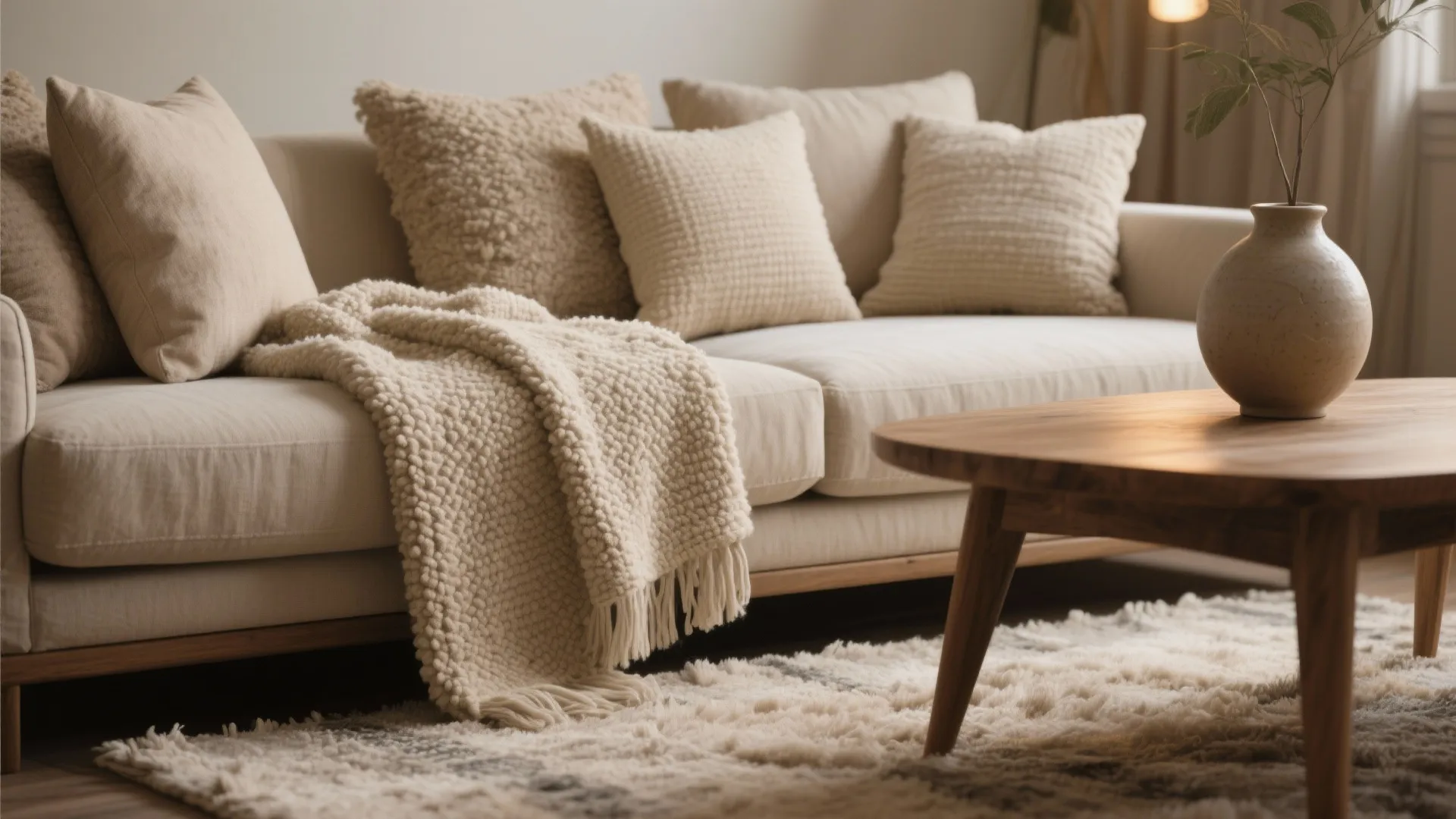 2. Layer textures in beige tones