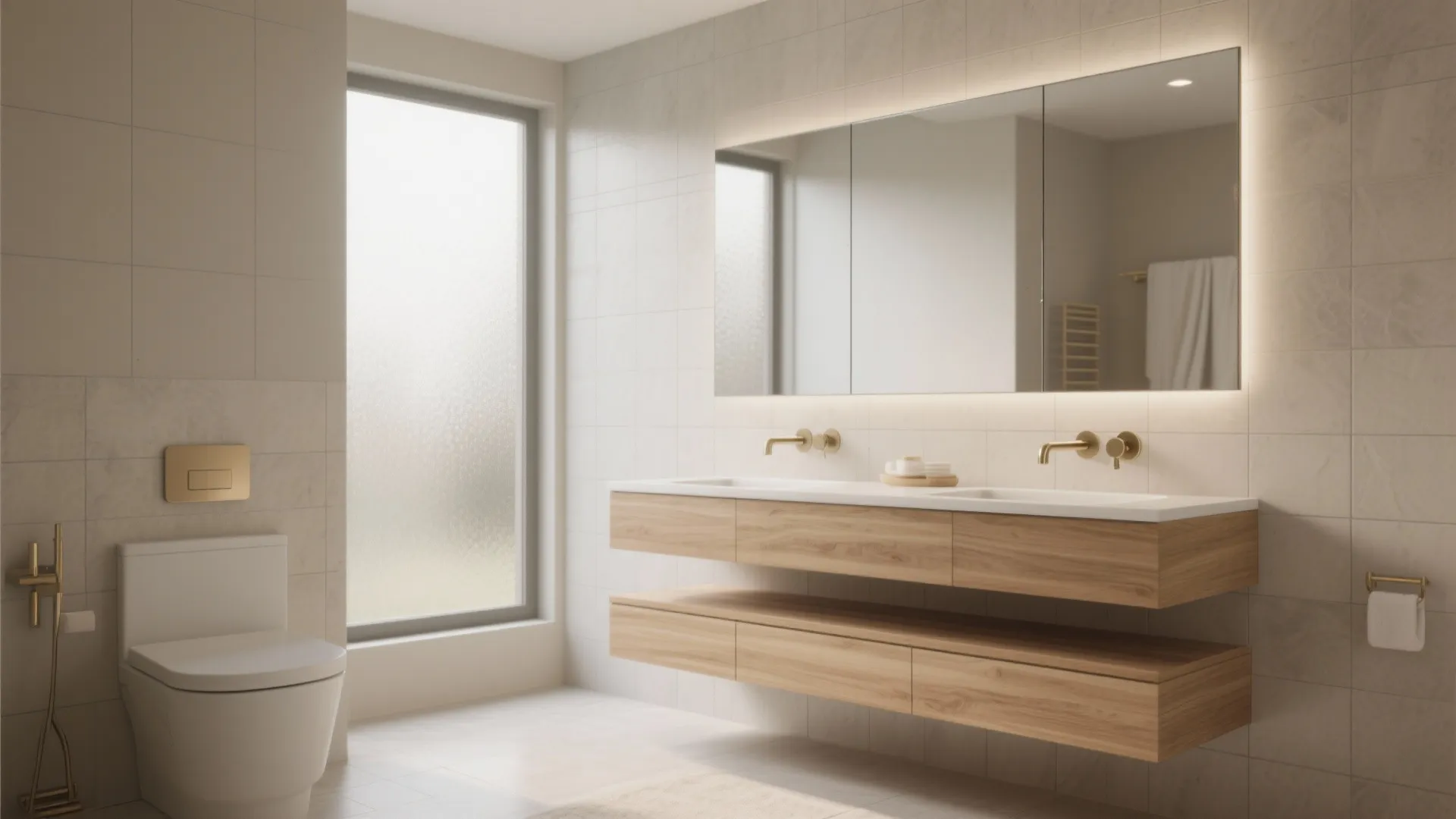 Warm Beige + Wood Accents (And Why It Doesn’t Feel “Yellow”)