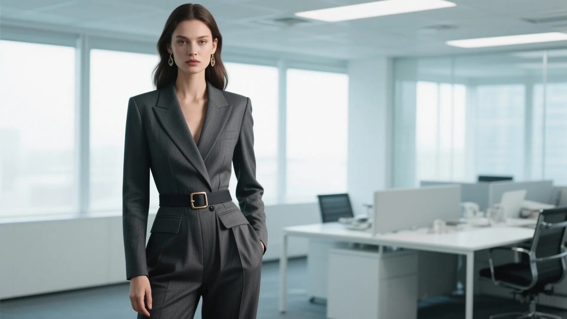 9. Jumpsuit with a Belt