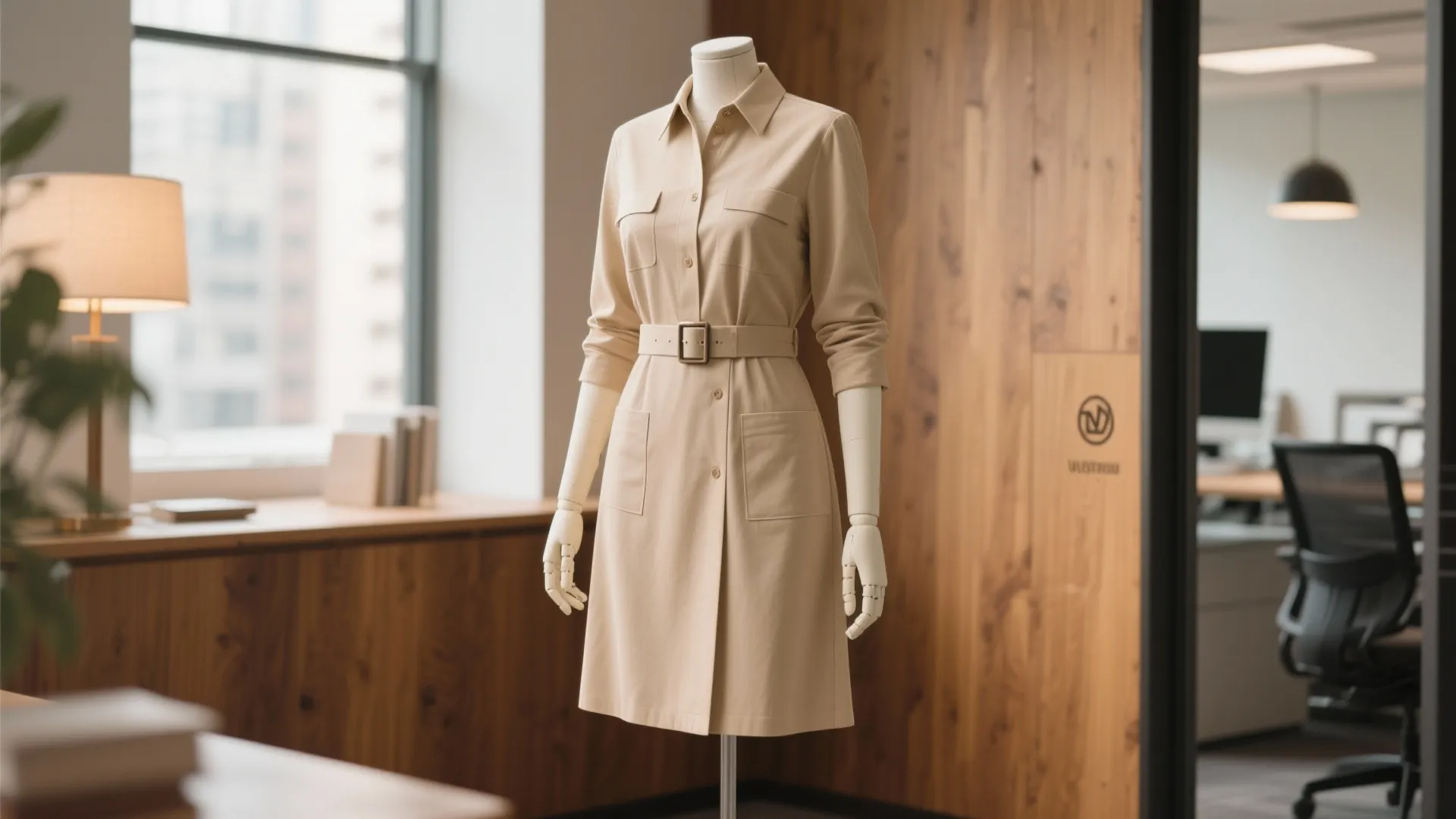 5. Belted Shirt Dress