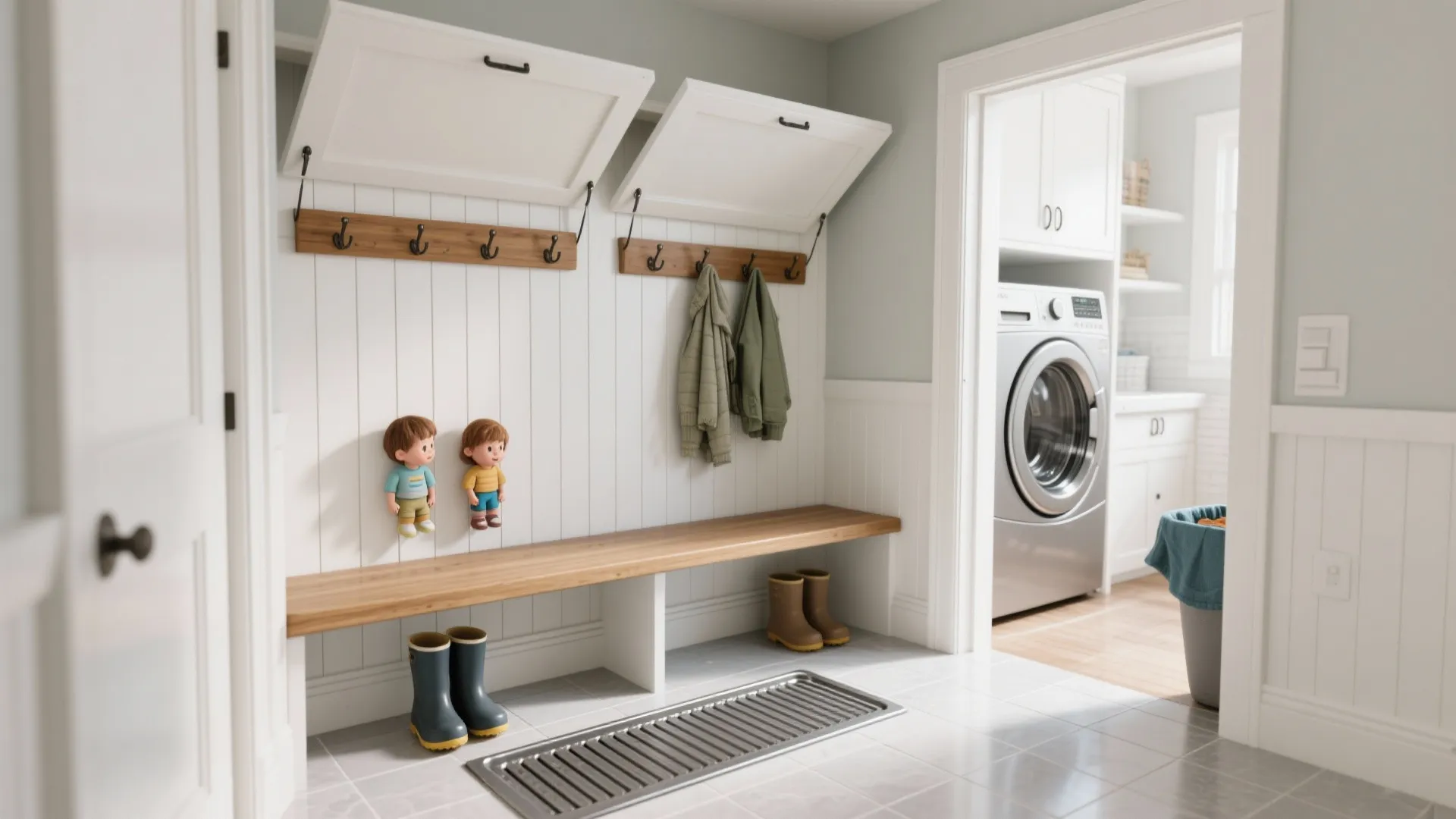 Built-in bench, hidden storage, and a boot tray that earns its keep