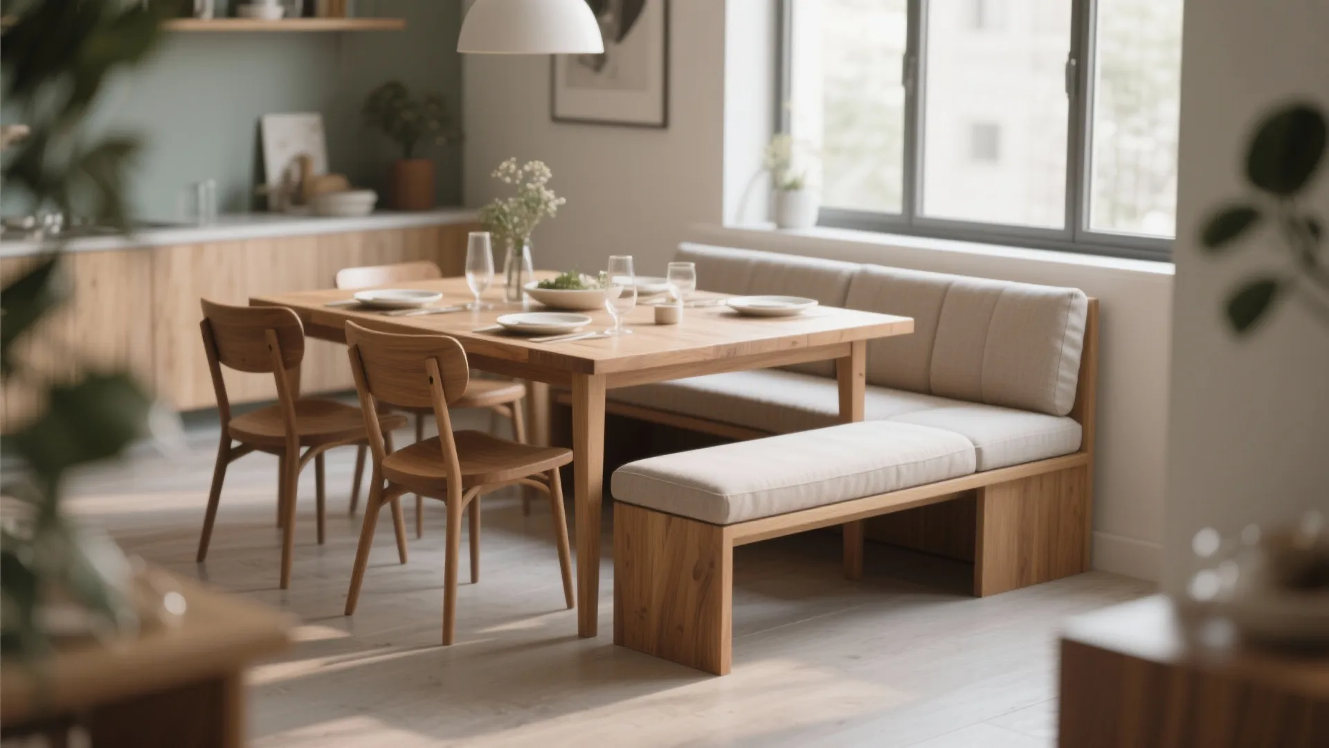 5. Bench and Chair Combo