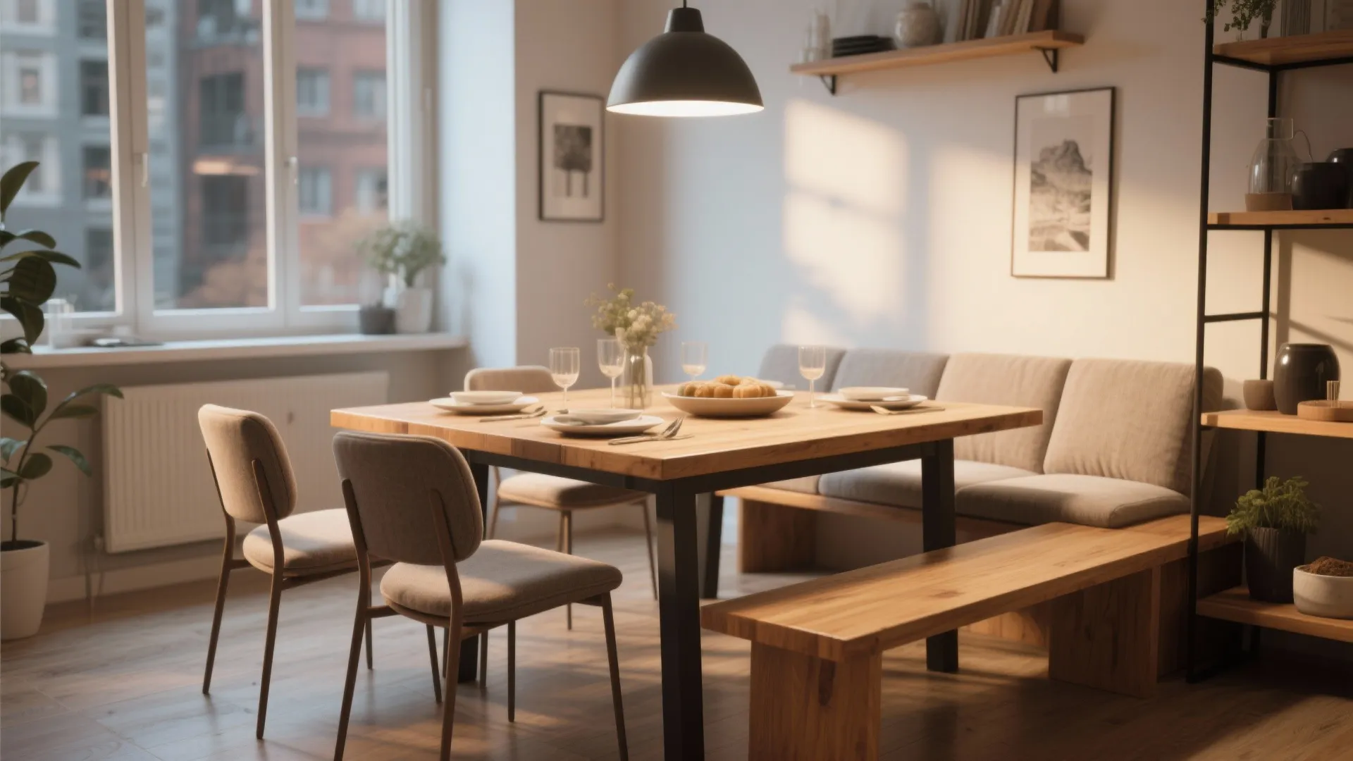 3. Bench on One Side