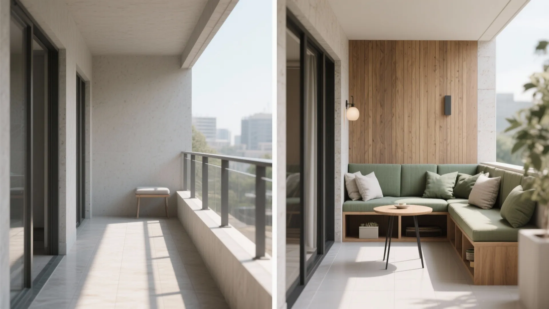 Built-In Benches with Hidden Storage