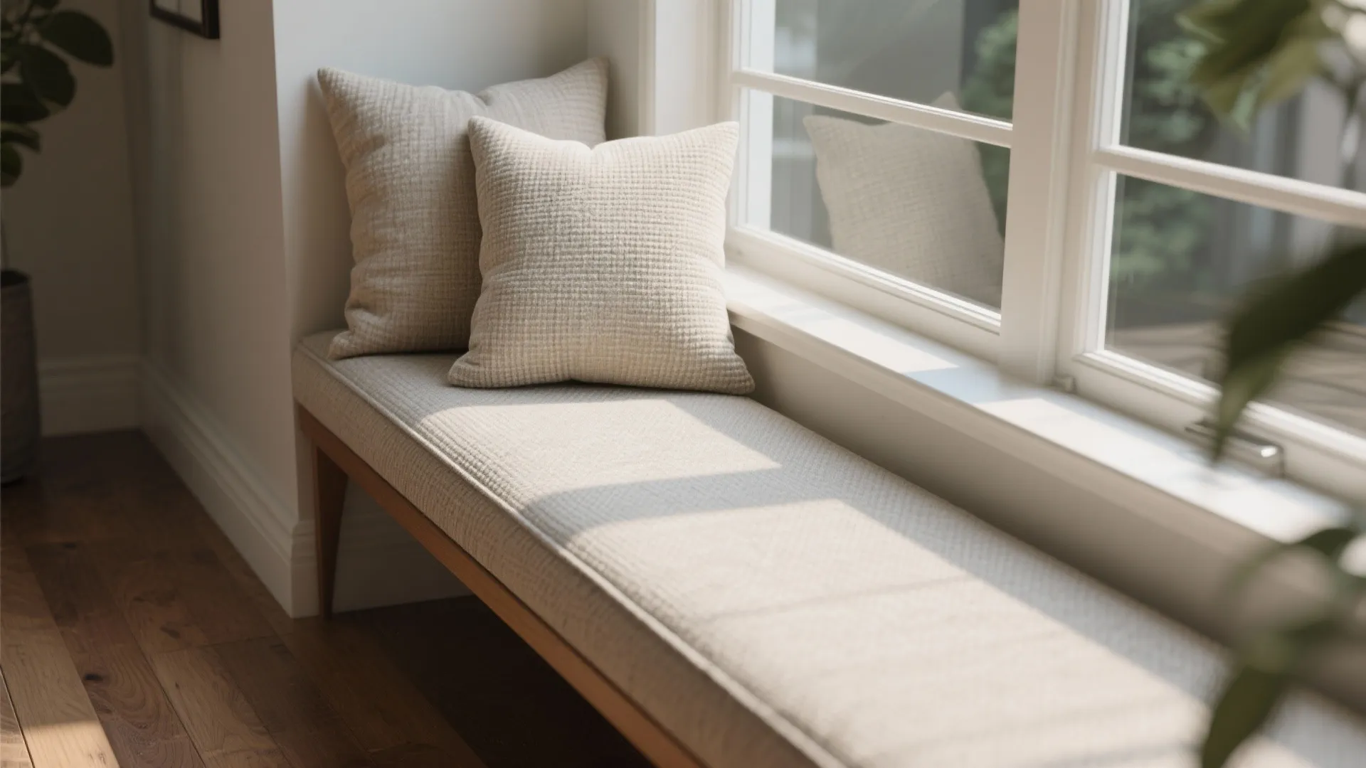 Inspiration 4: Bench seating with cushions