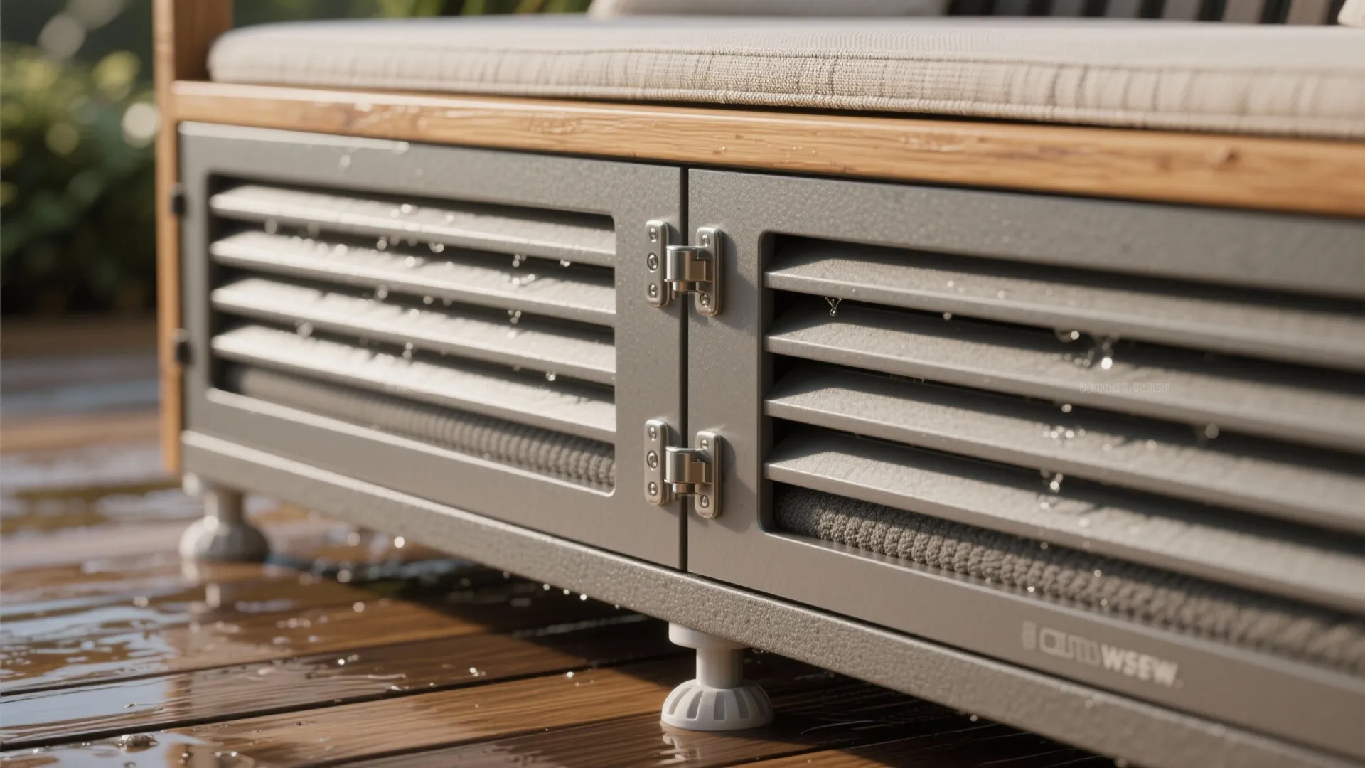 Built-In Bench Storage + Multi-Level Planters
