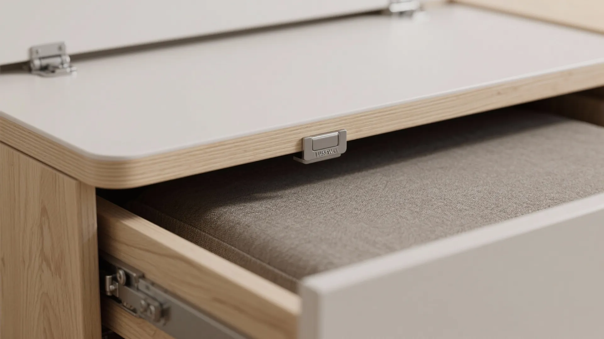 Minimalist storage that doubles as seating