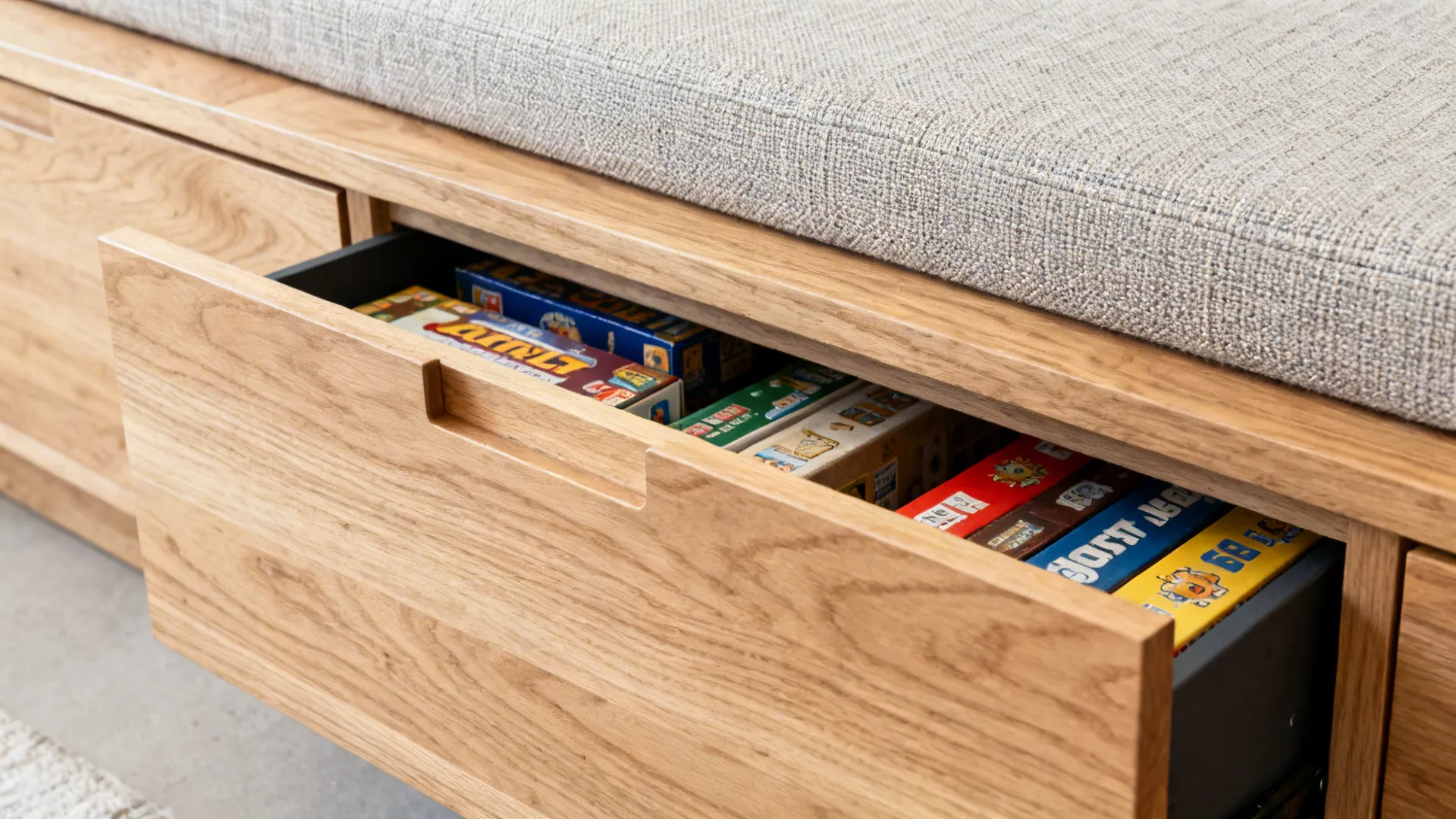 Built-in Storage That Doubles as Seating