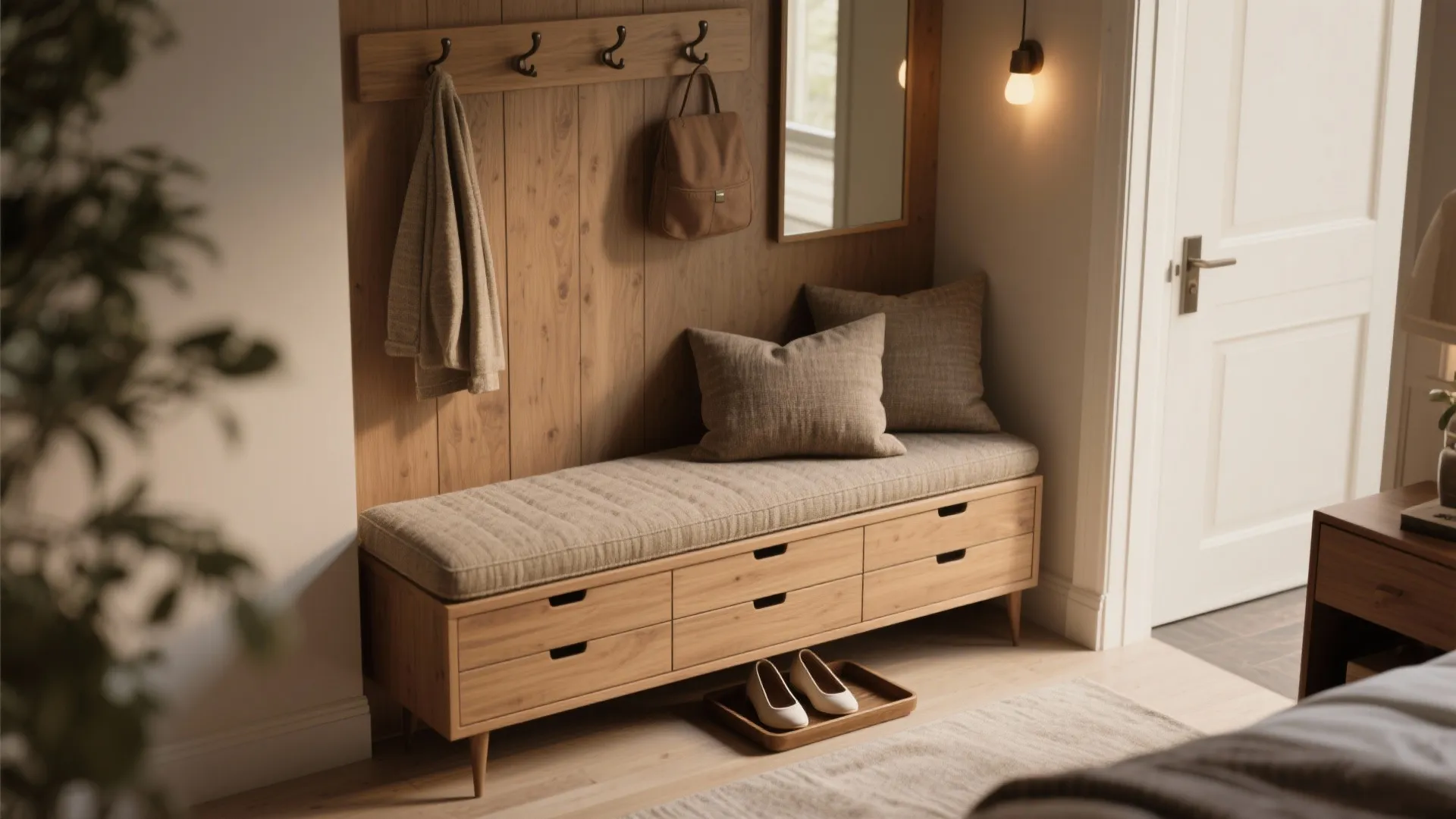 2. Bench + dresser combo