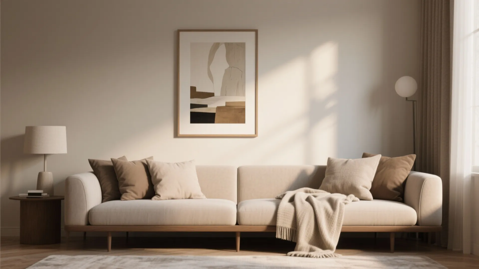 7. Bench Under a Gallery Wall