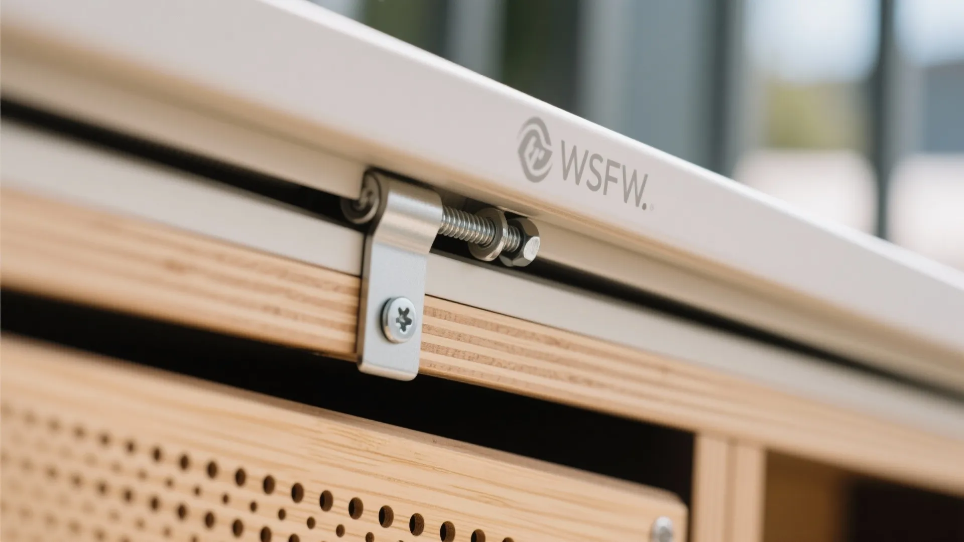 Minimalist balcony storage that disappears