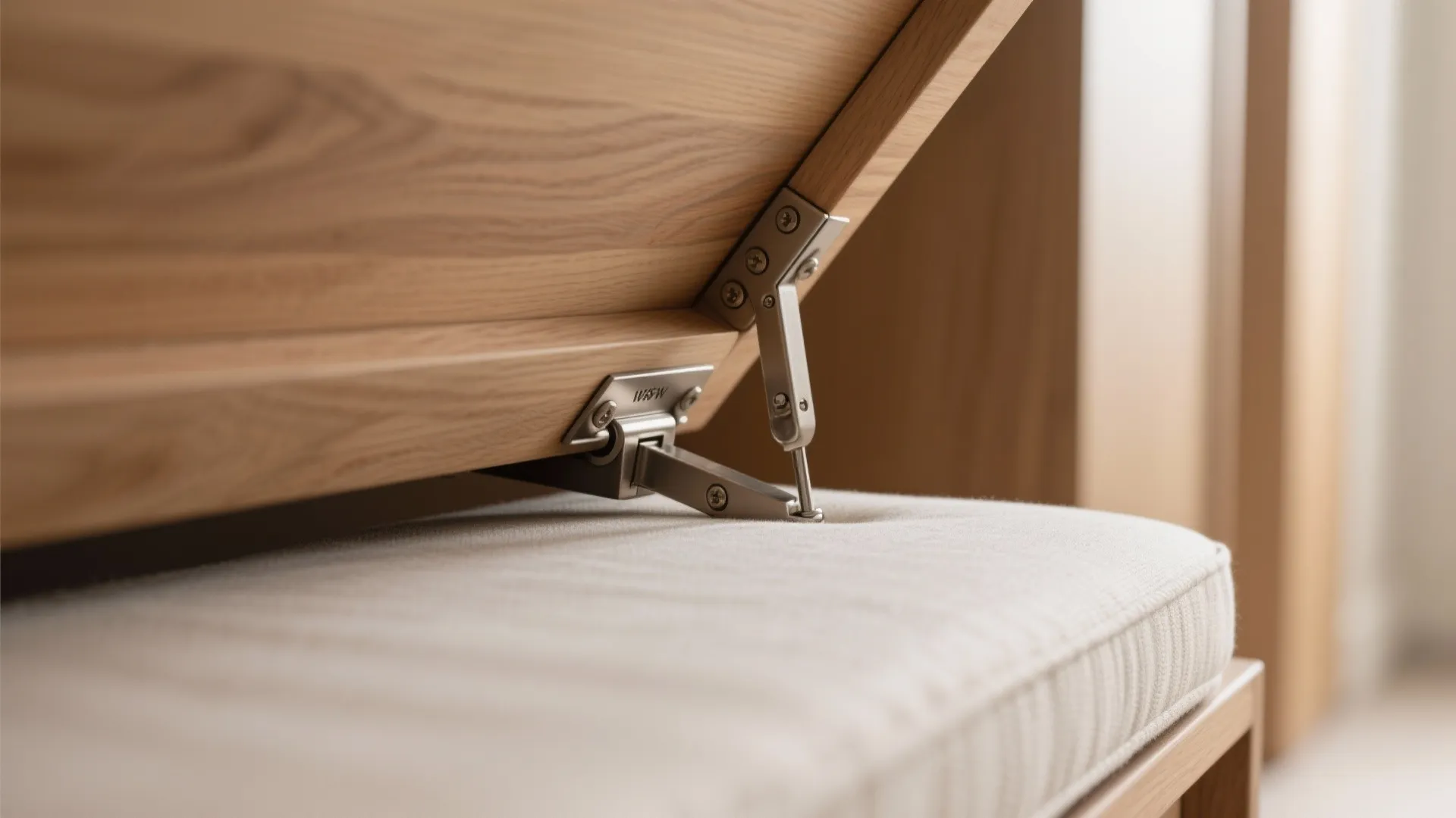 1) Slim Console + Hidden Bench Storage