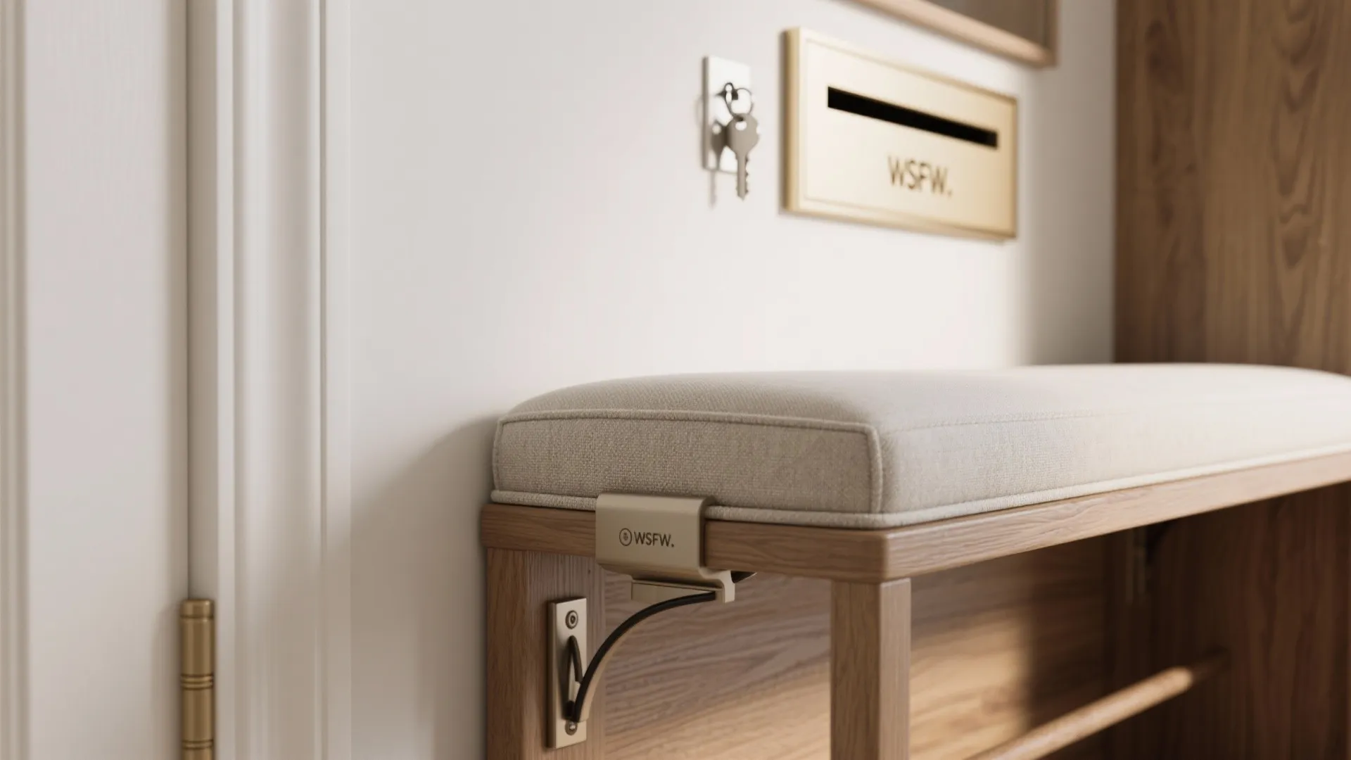 Smart Entry Bench and Hidden Command Center