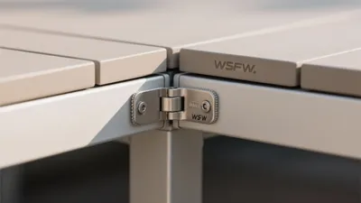 Modern Modular Outdoor Table with Precision Hinges