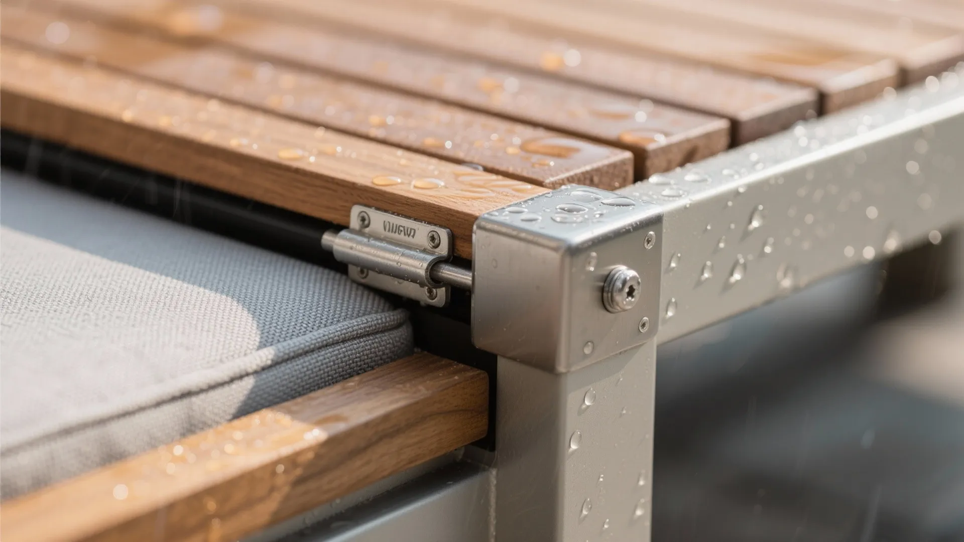 Slim bench seating with hidden storage