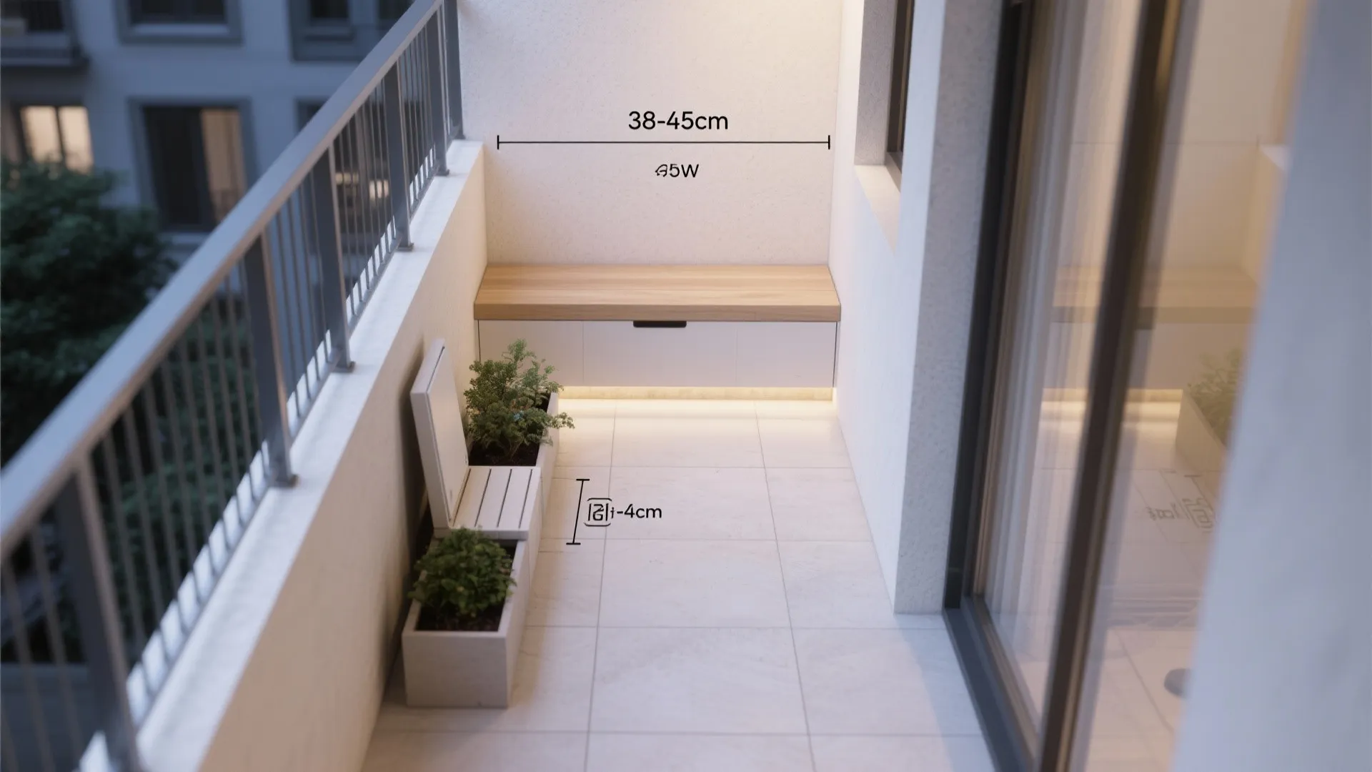 Built-In Benches with Hidden Storage