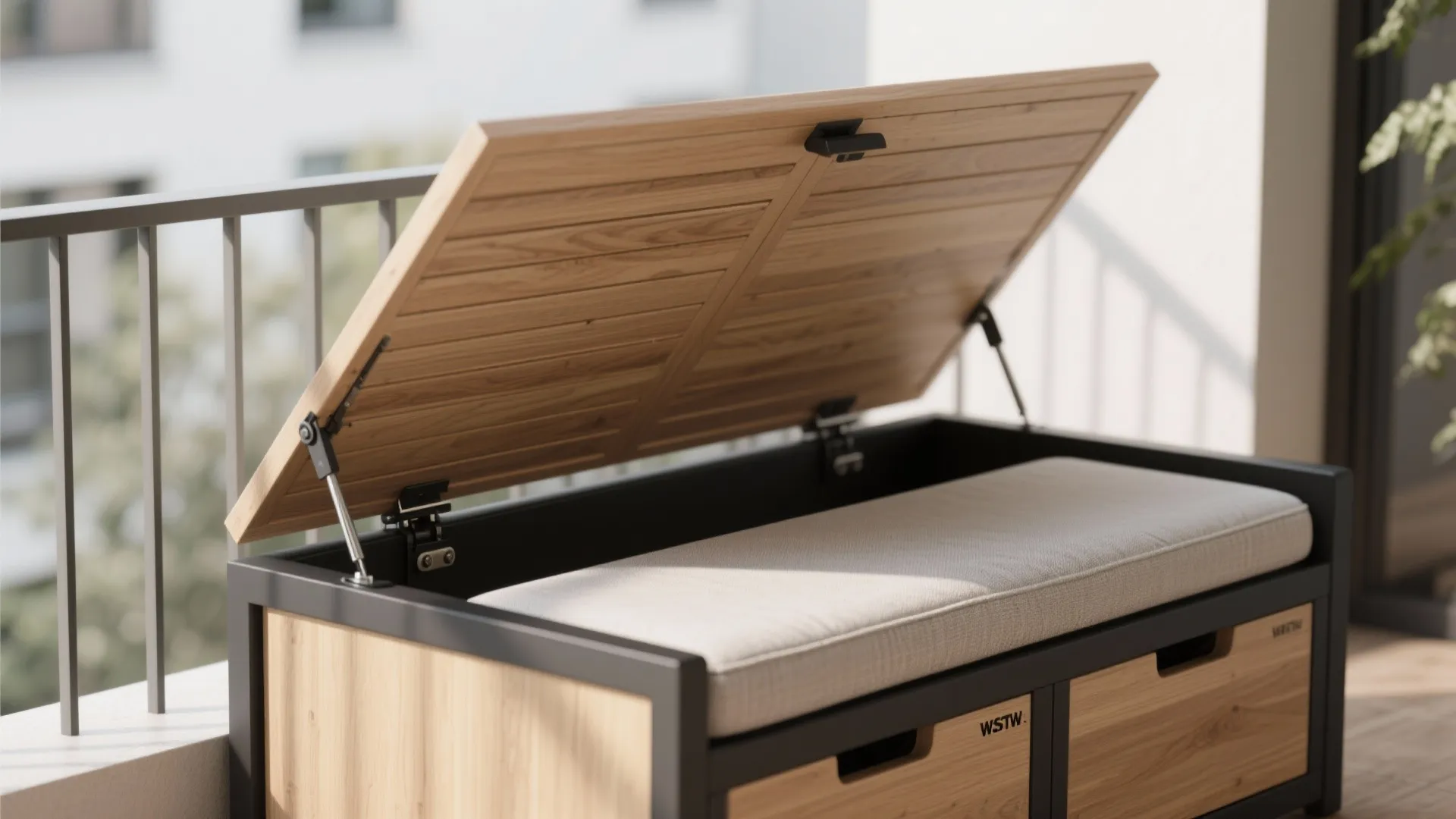 Minimal seating with dual-purpose storage