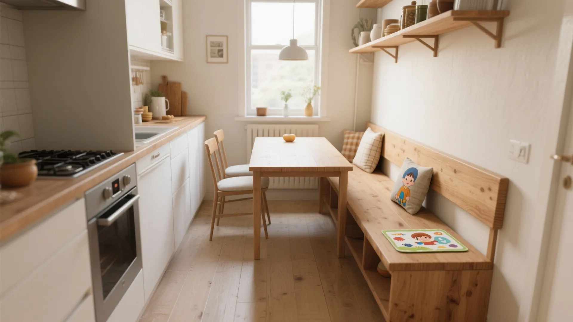 2. Benching Up to Save Space