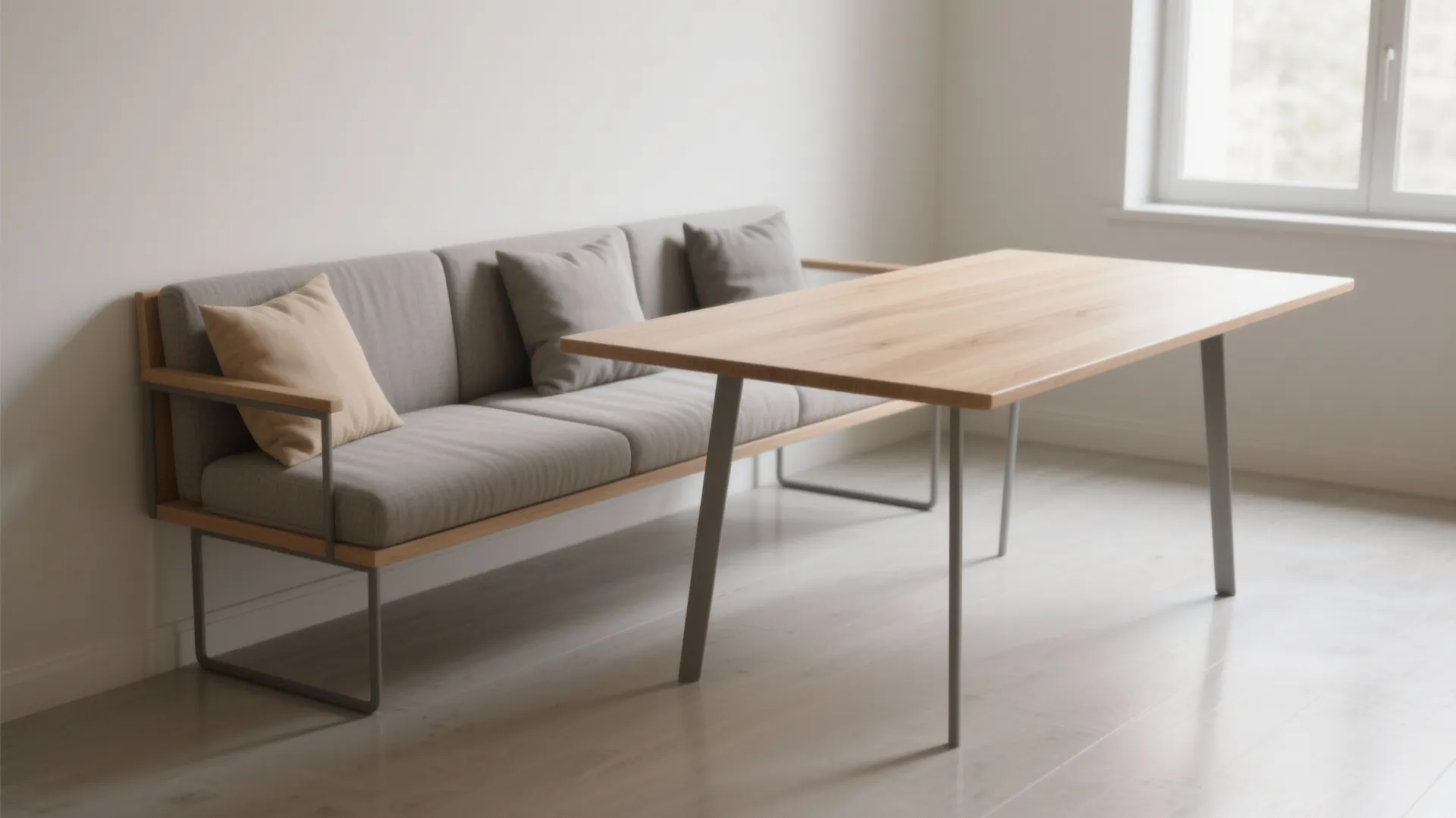 1. Go Long and Lean: Bench Seating