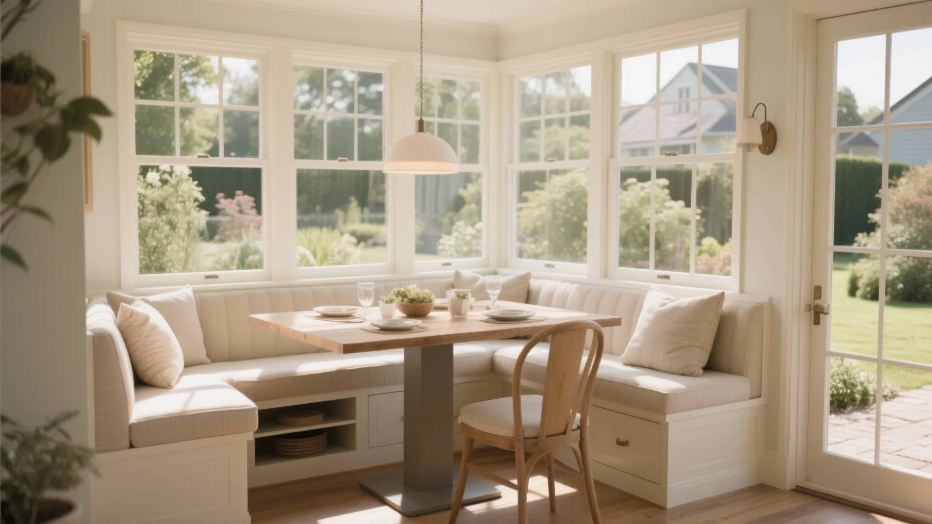 2. Built-In Bench Seating