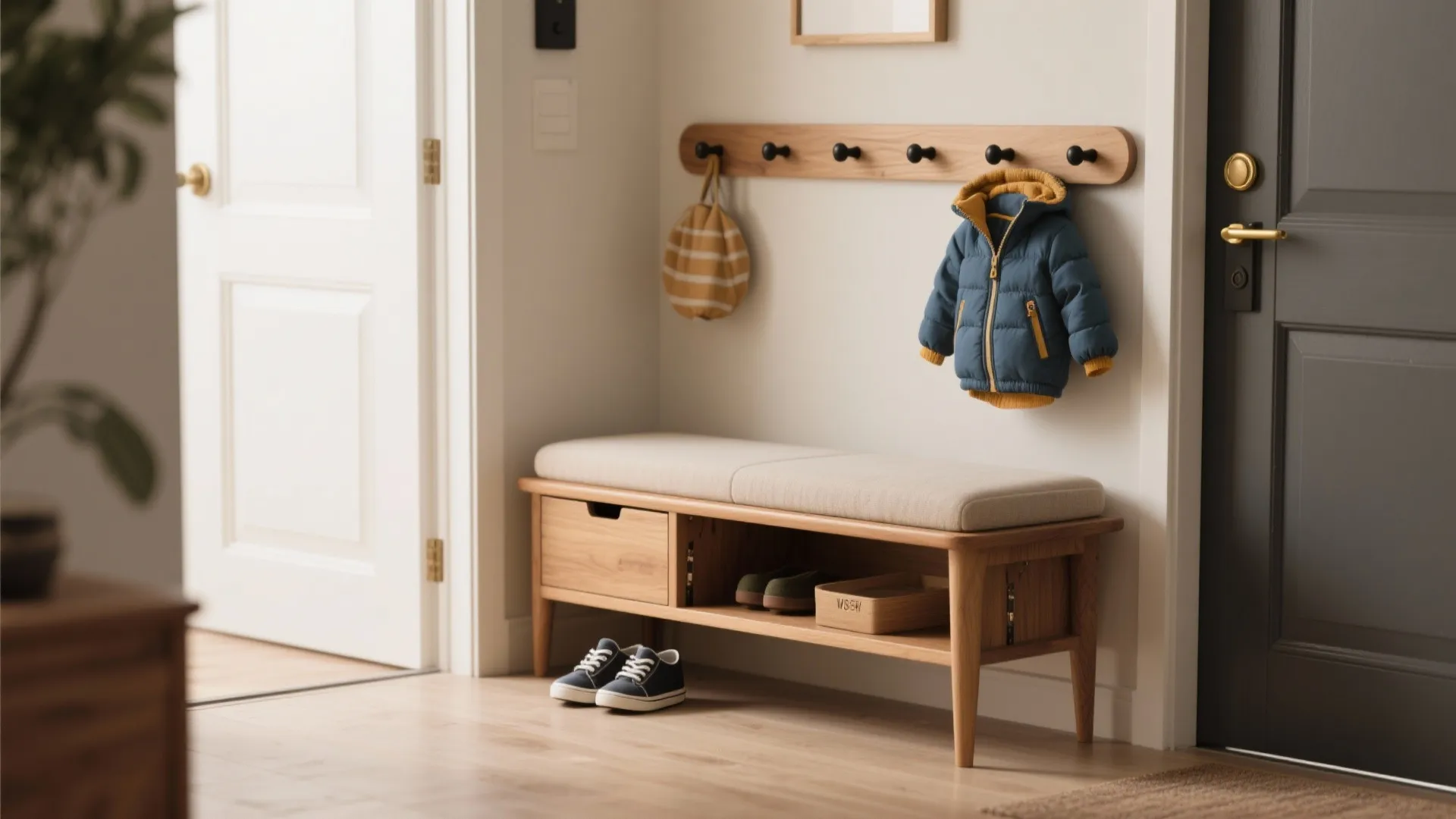 Tips 4: Multi-function bench with side pegs