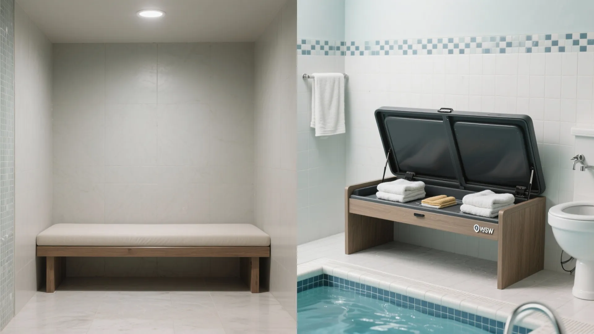 8. Convertible Bench Space