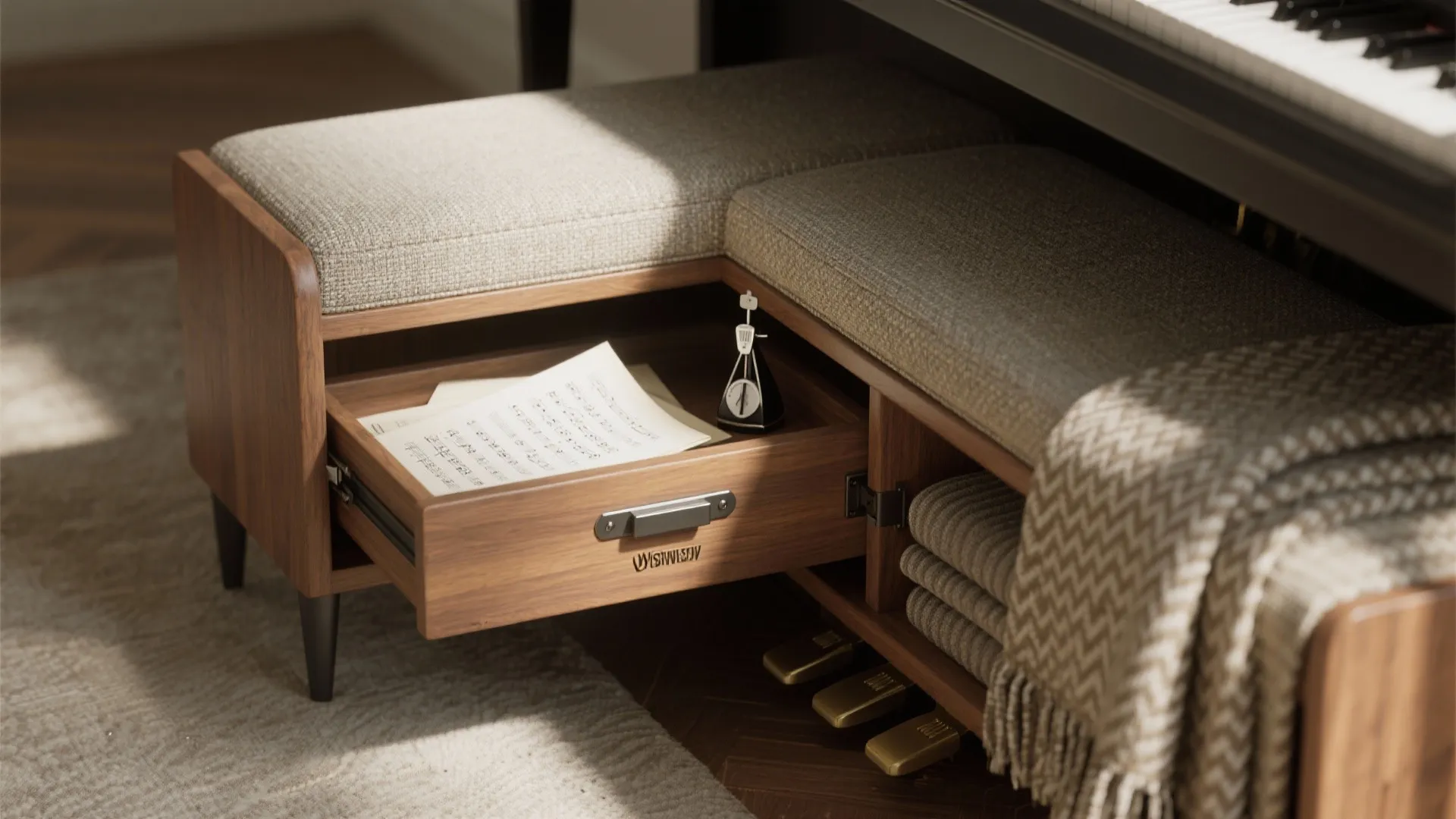 2. Use multifunctional seating