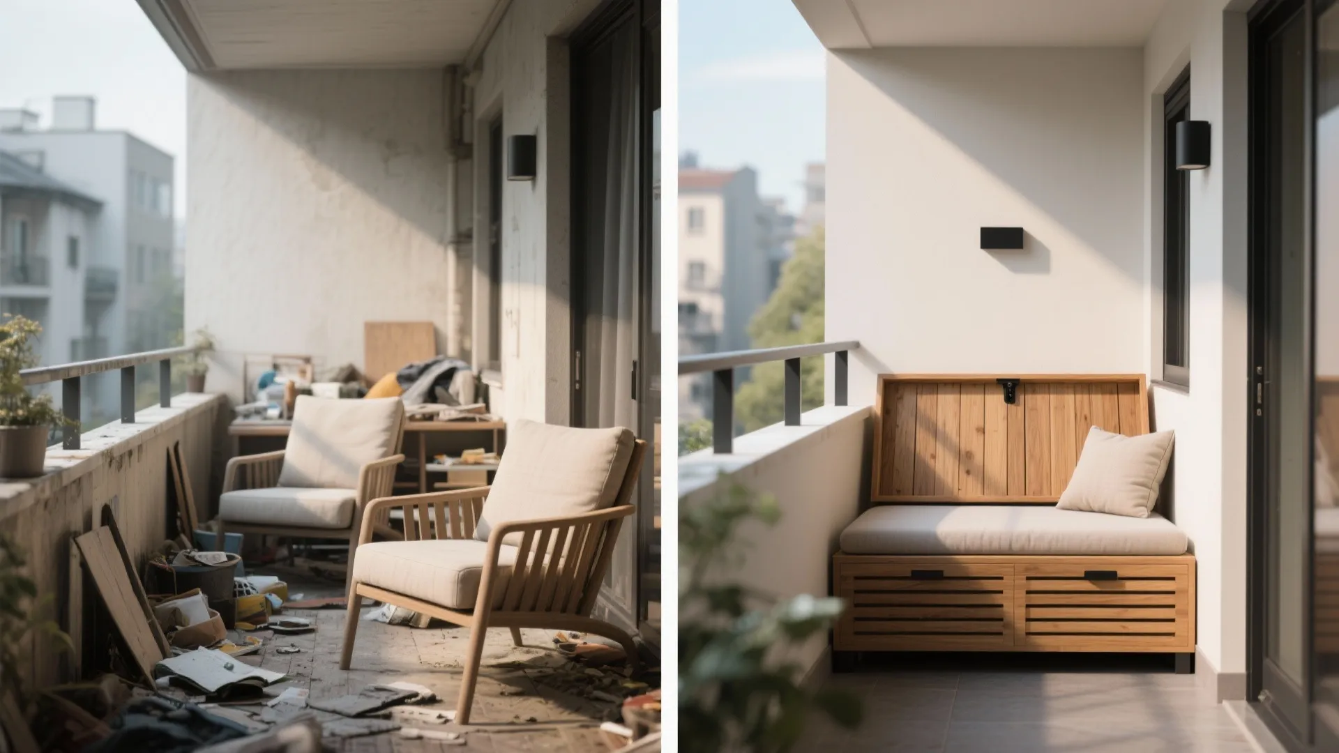 Built-In Bench Seating with Hidden Storage