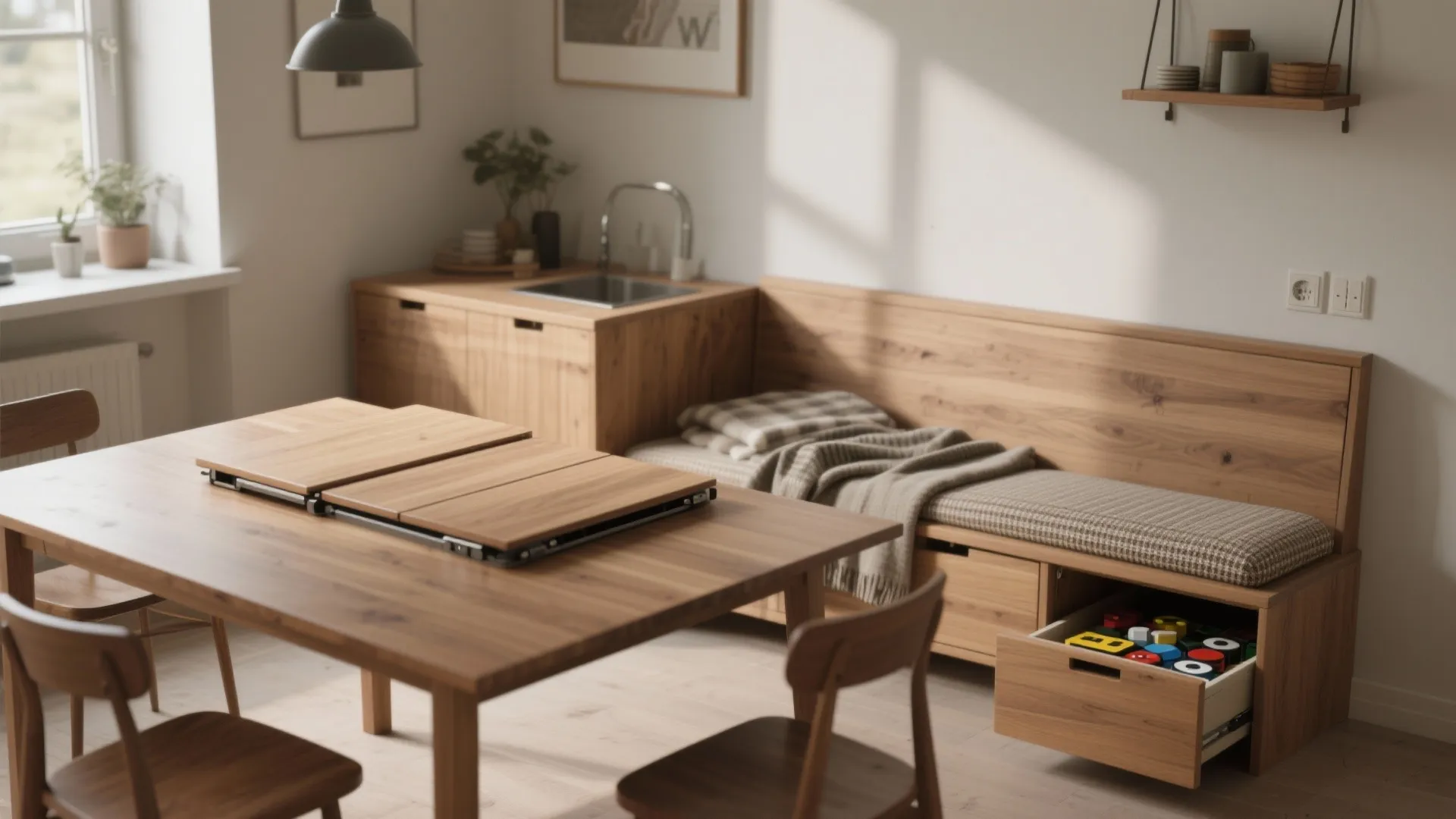 1. Embrace multipurpose furniture