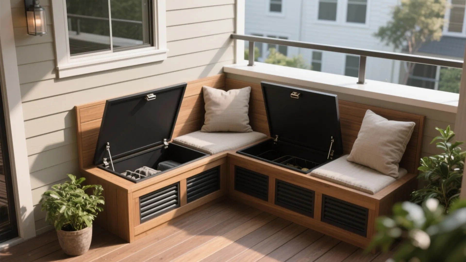 3) Built-In Seating With Hidden Storage