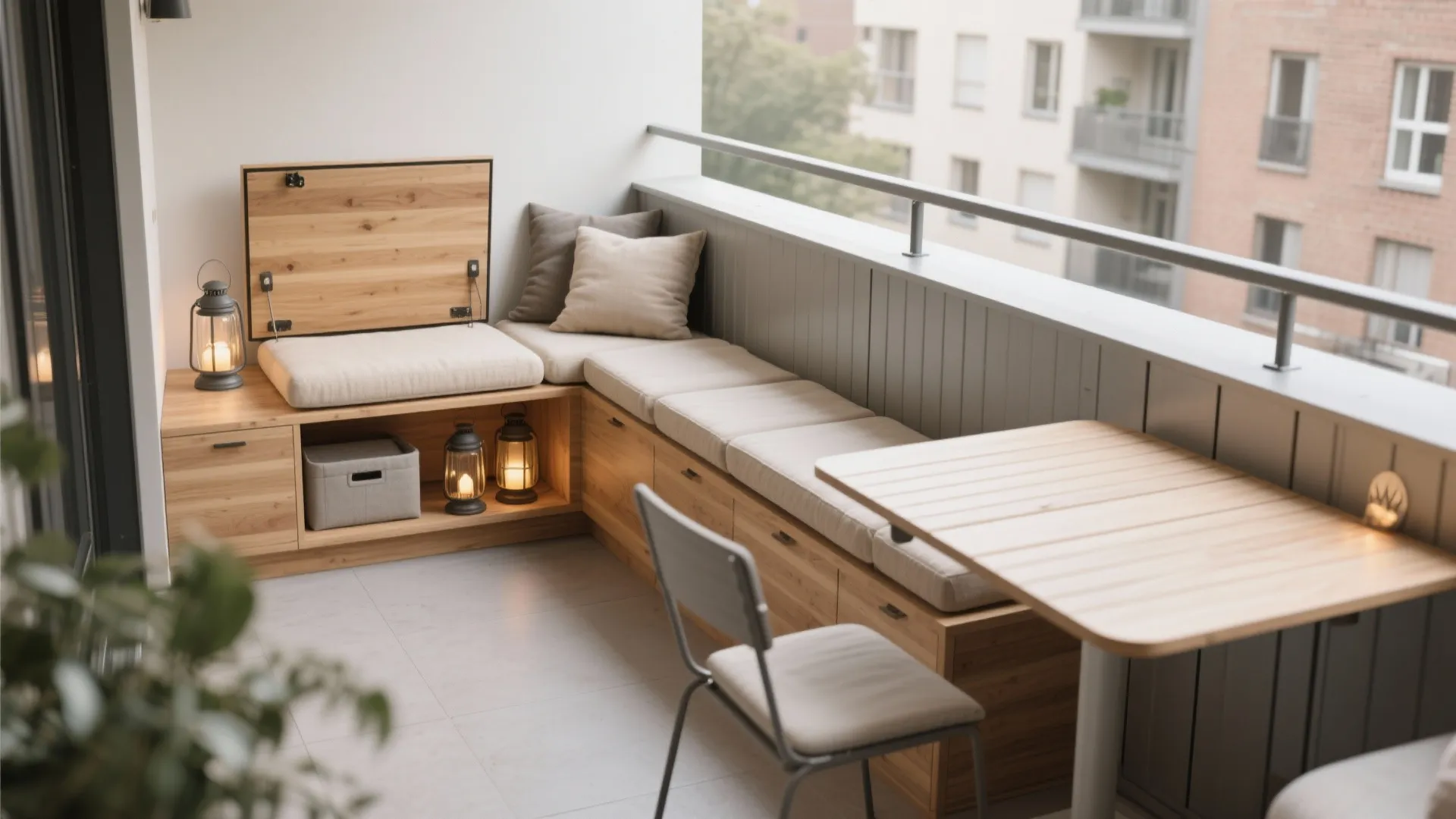 Built-in Seating With Hidden Storage