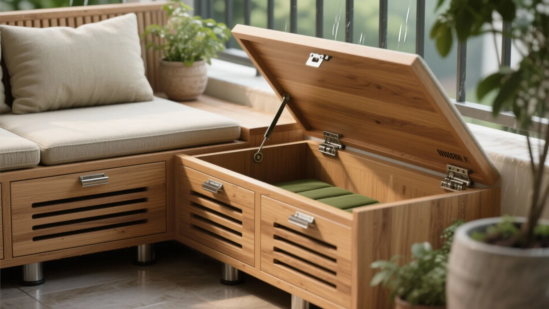 Multi-functional seating with hidden storage