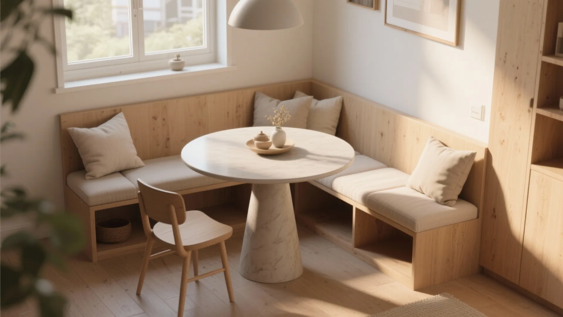 3. Bench Seating with Storage