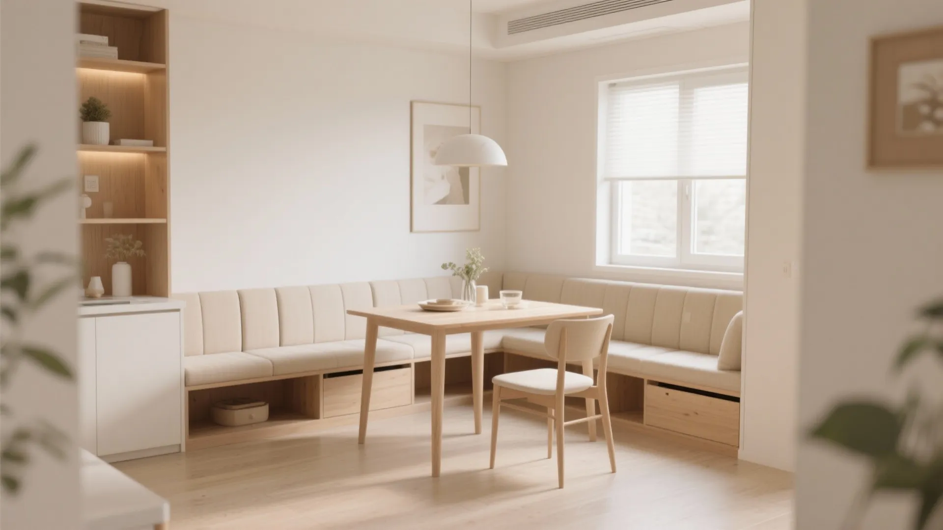 Bench Seating with Hidden Storage