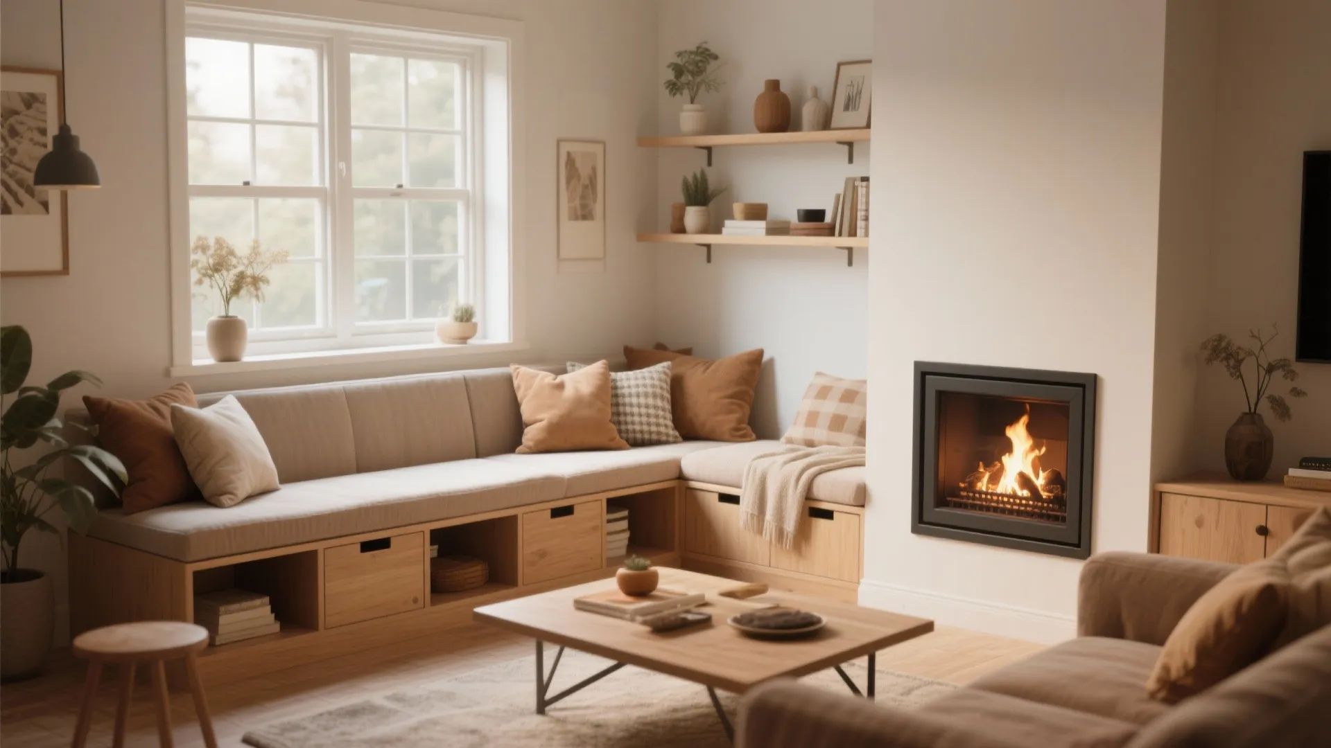 8. Built‑In Bench Seating with Storage