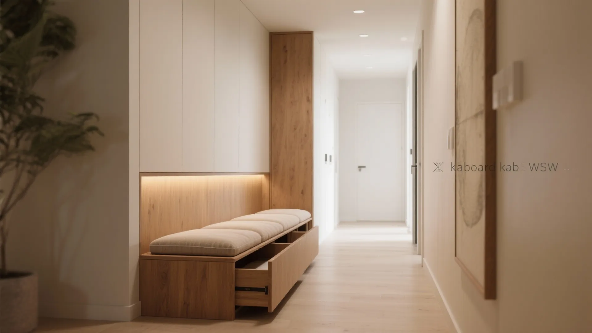 2. Built-In Bench Storage