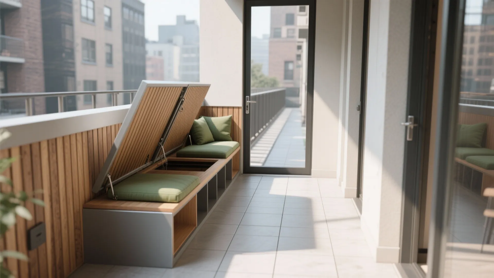 Built-in Benches and Hidden Storage