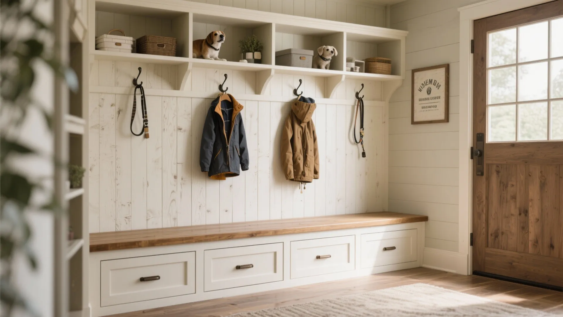 3. Bench with storage underneath