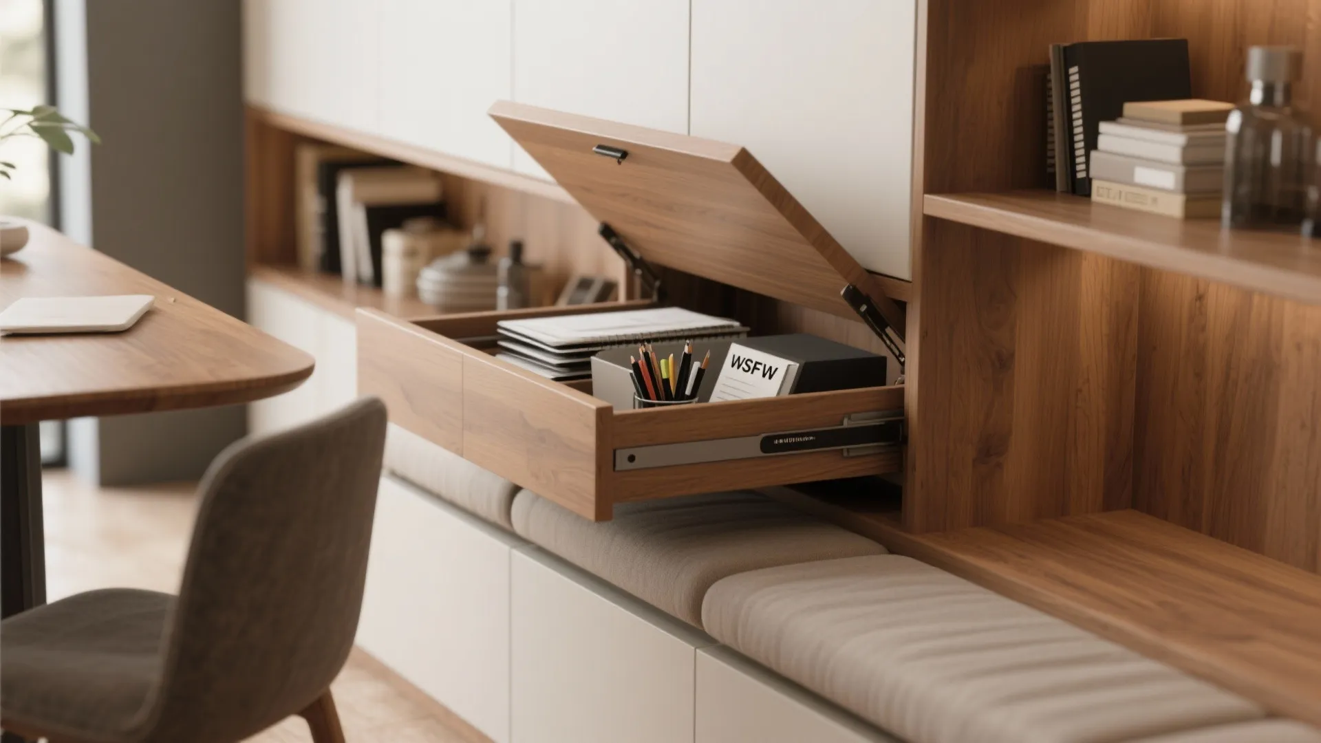 3. Built-in Bench Storage