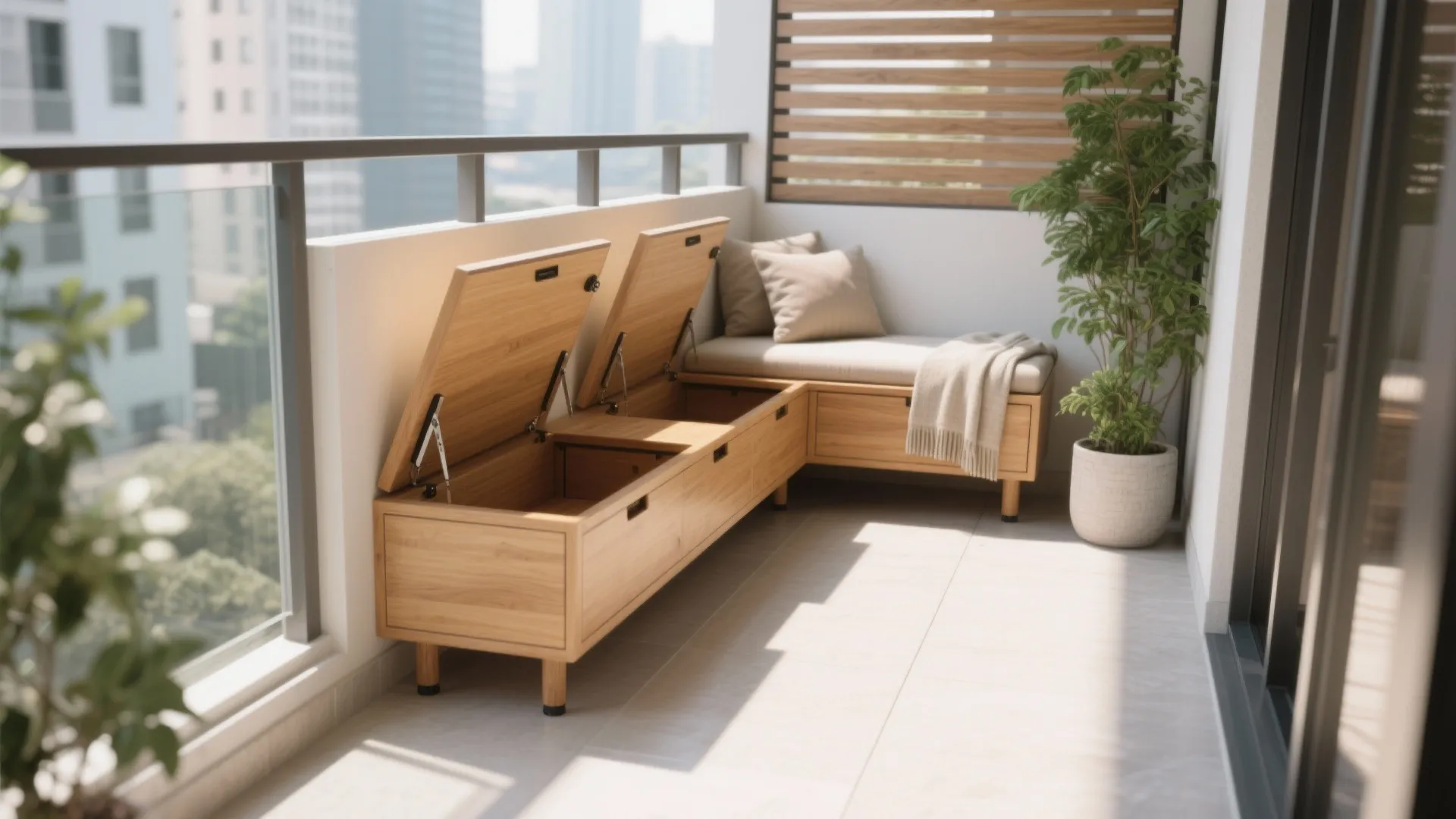 Built-In Seating With Hidden Storage