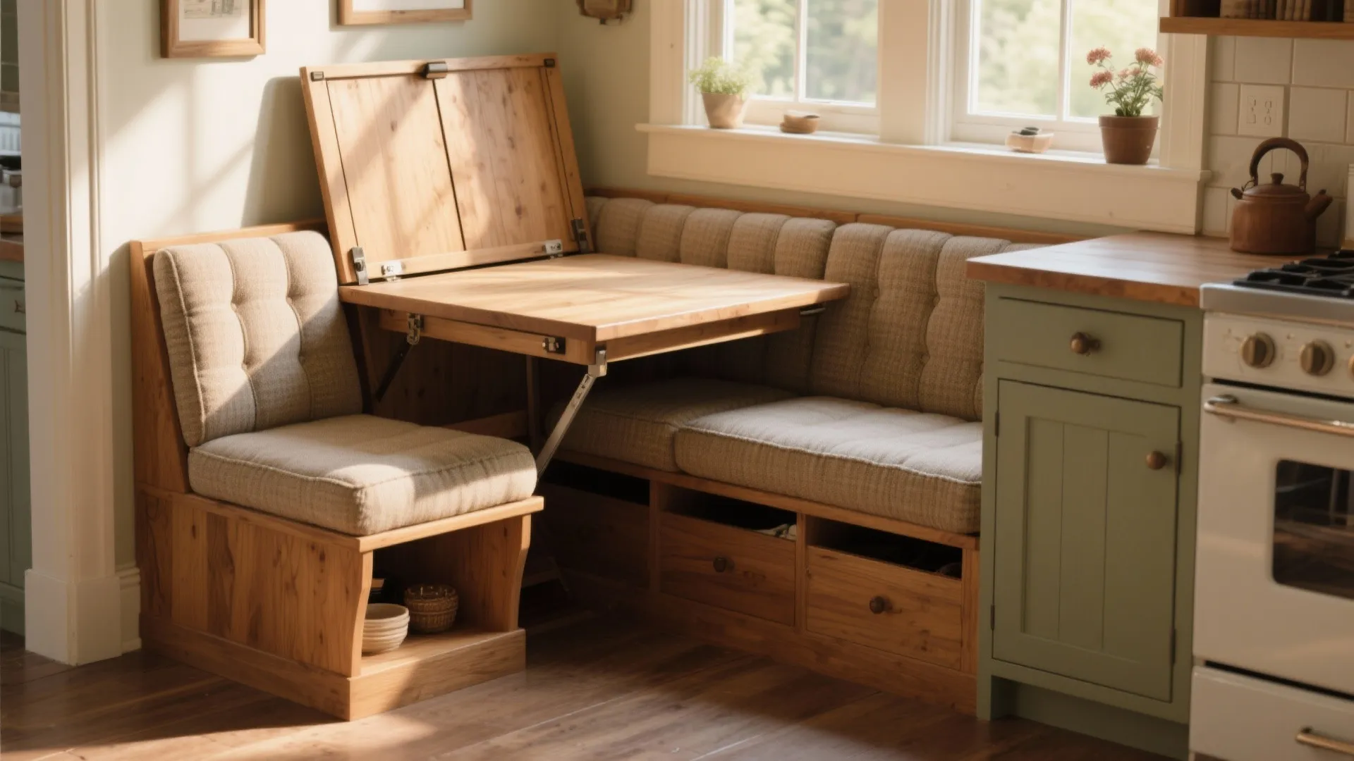 5. Convertible table-bench combo