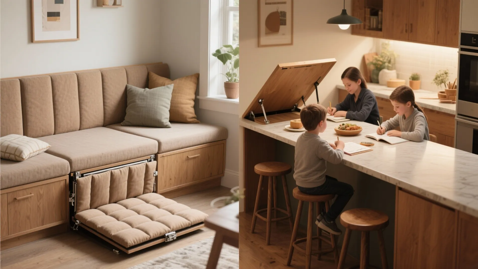 5. Convertible bench-table combo