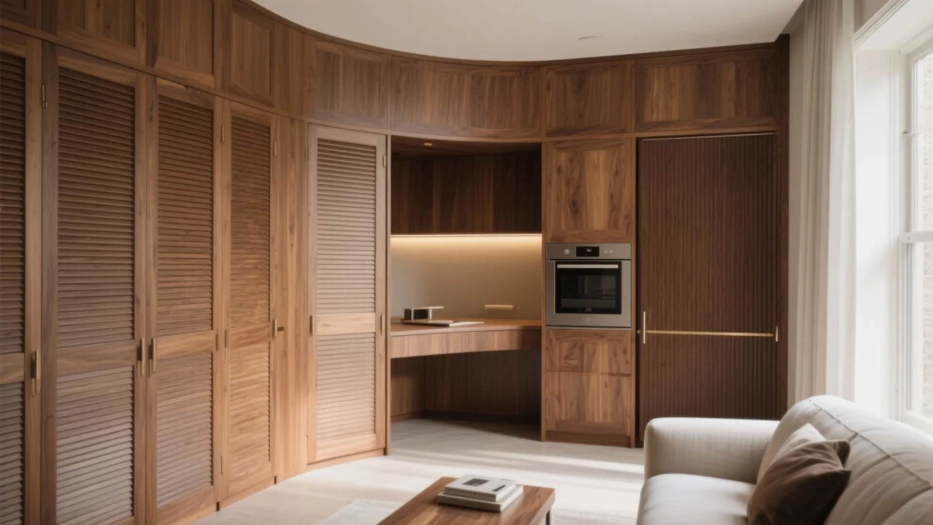 5) Bespoke Storage and Millwork with Warm Wood