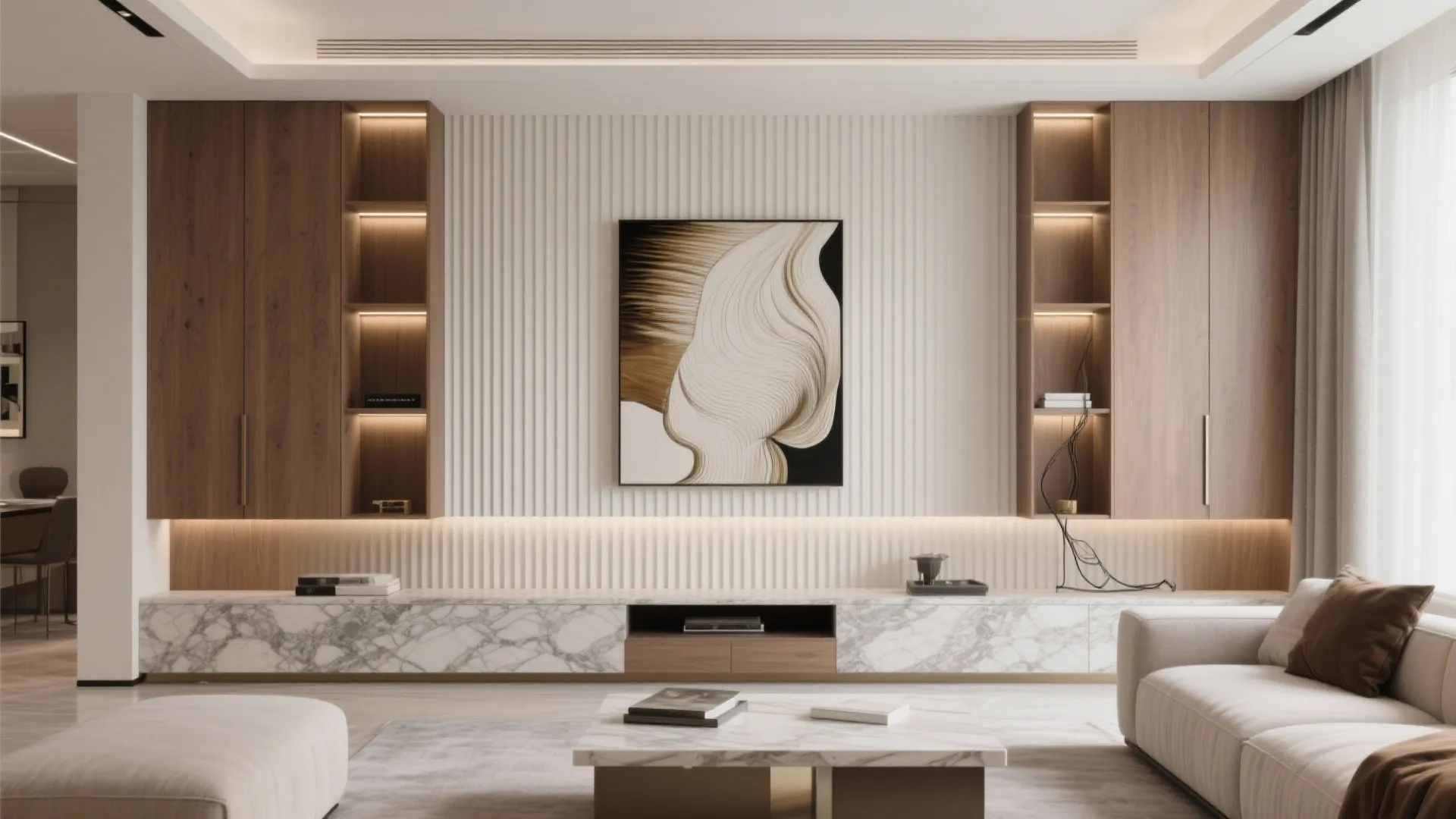 Curated Art and Bespoke Millwork